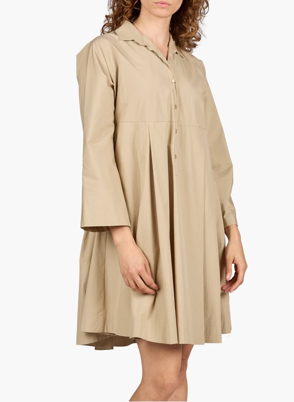 Max mara week end loose cotton mid-length dress Beige - Women | Printemps Max mara week end loose cotton mid-length dress Beige - Women | Printemps