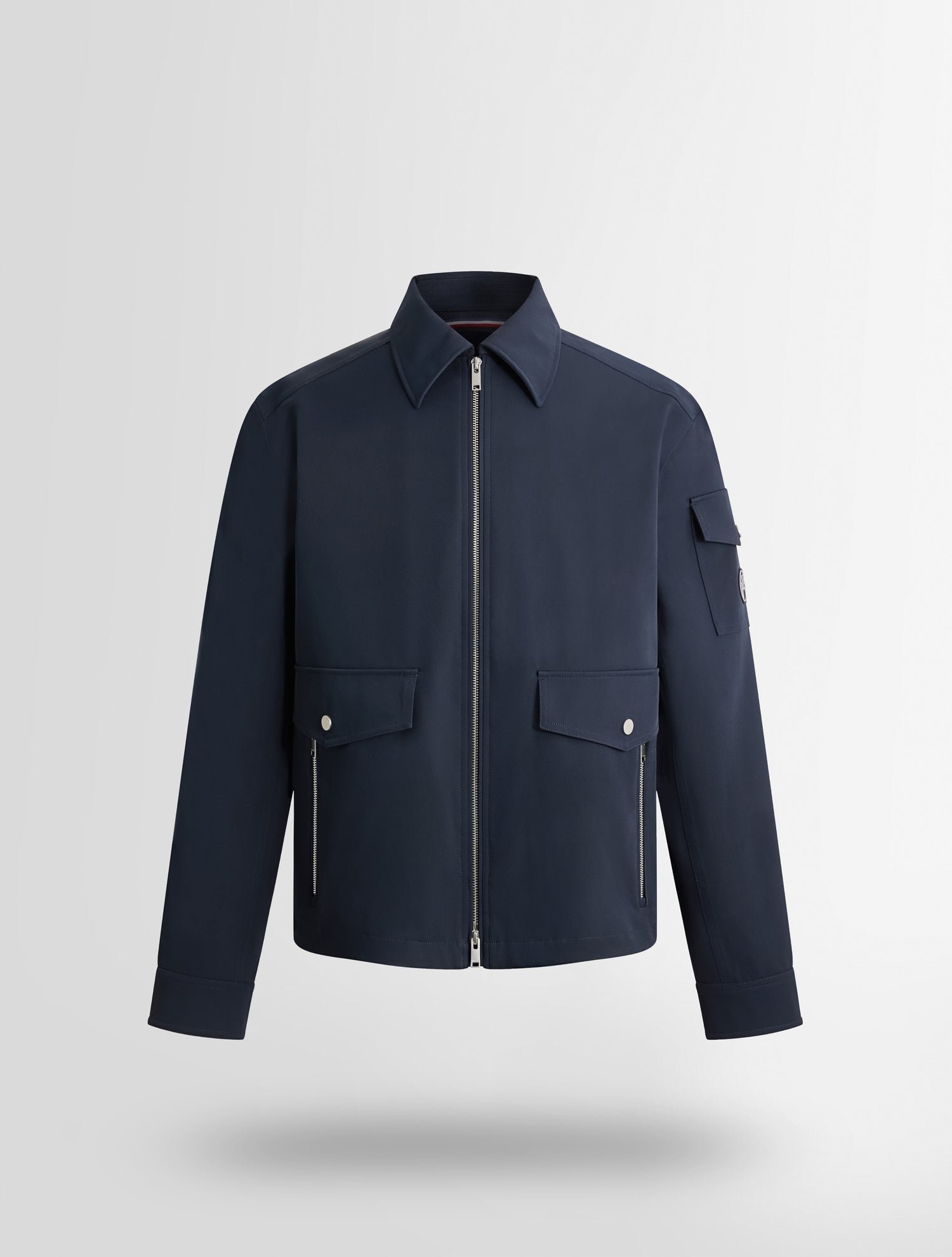 Blouson fralis col cjemise coupe regular FUSALP Bleu
