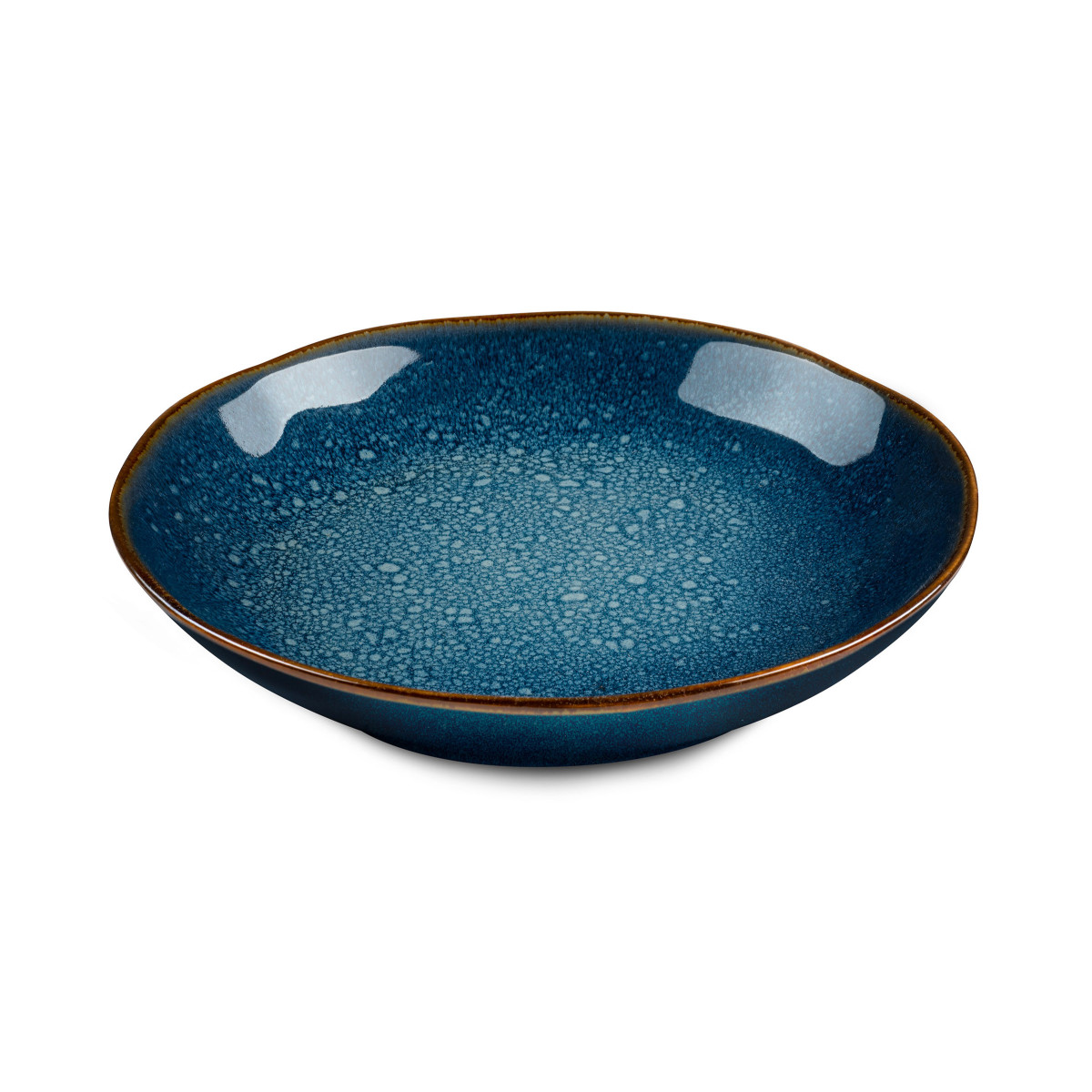 Vertigo - assiette salade et pâtes 20.5 cm (lot de 6) MEDARD DE NOBLAT Bleu