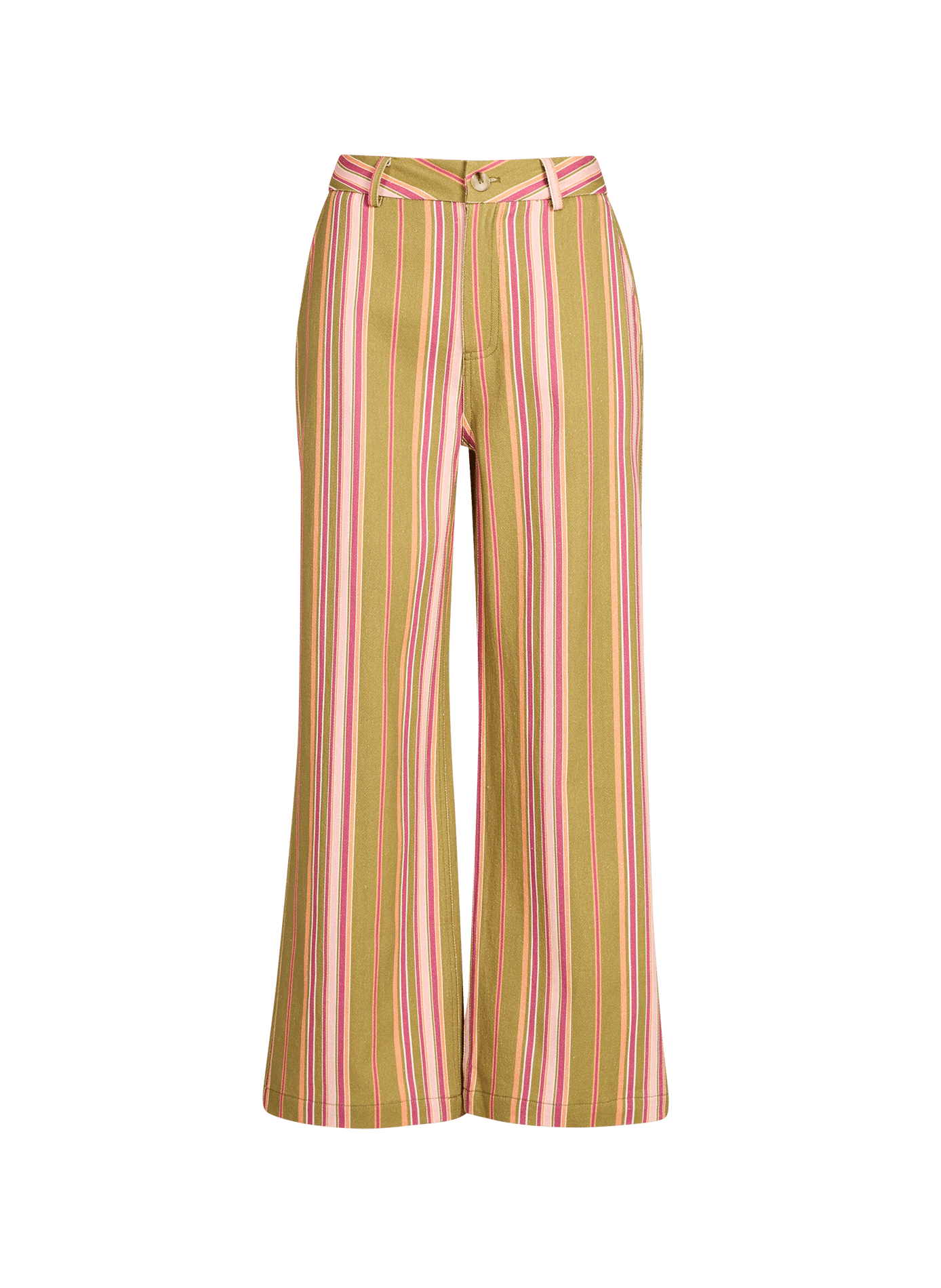 Pantalon Victorine en coton GARANCE Multicolore