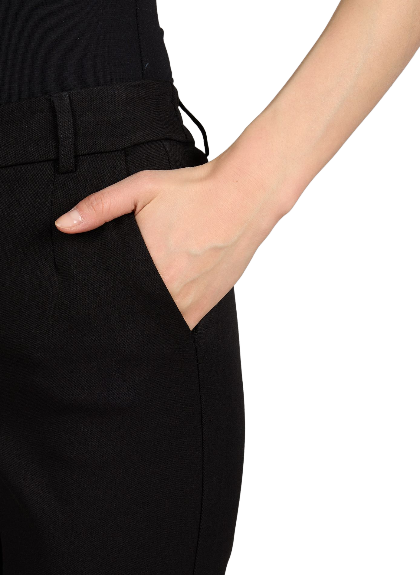 Pantalon Vivarone uni VILA Noir