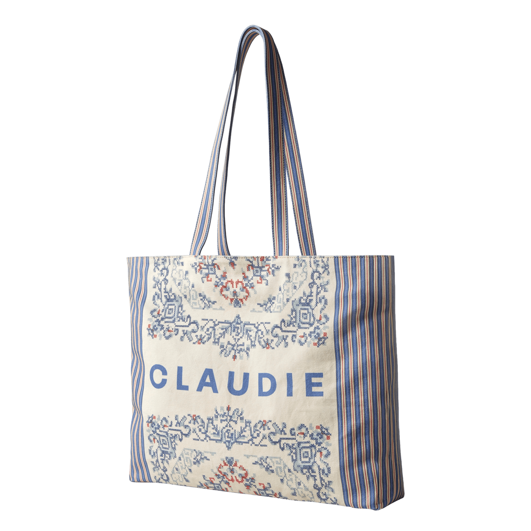 Tote bag imprimé en coton anora CLAUDIE PIERLOT Multicolore