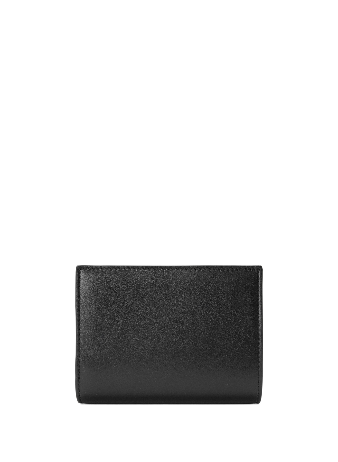 Portefeuille compact Panta en cuir de veau brillant LOEWE Noir