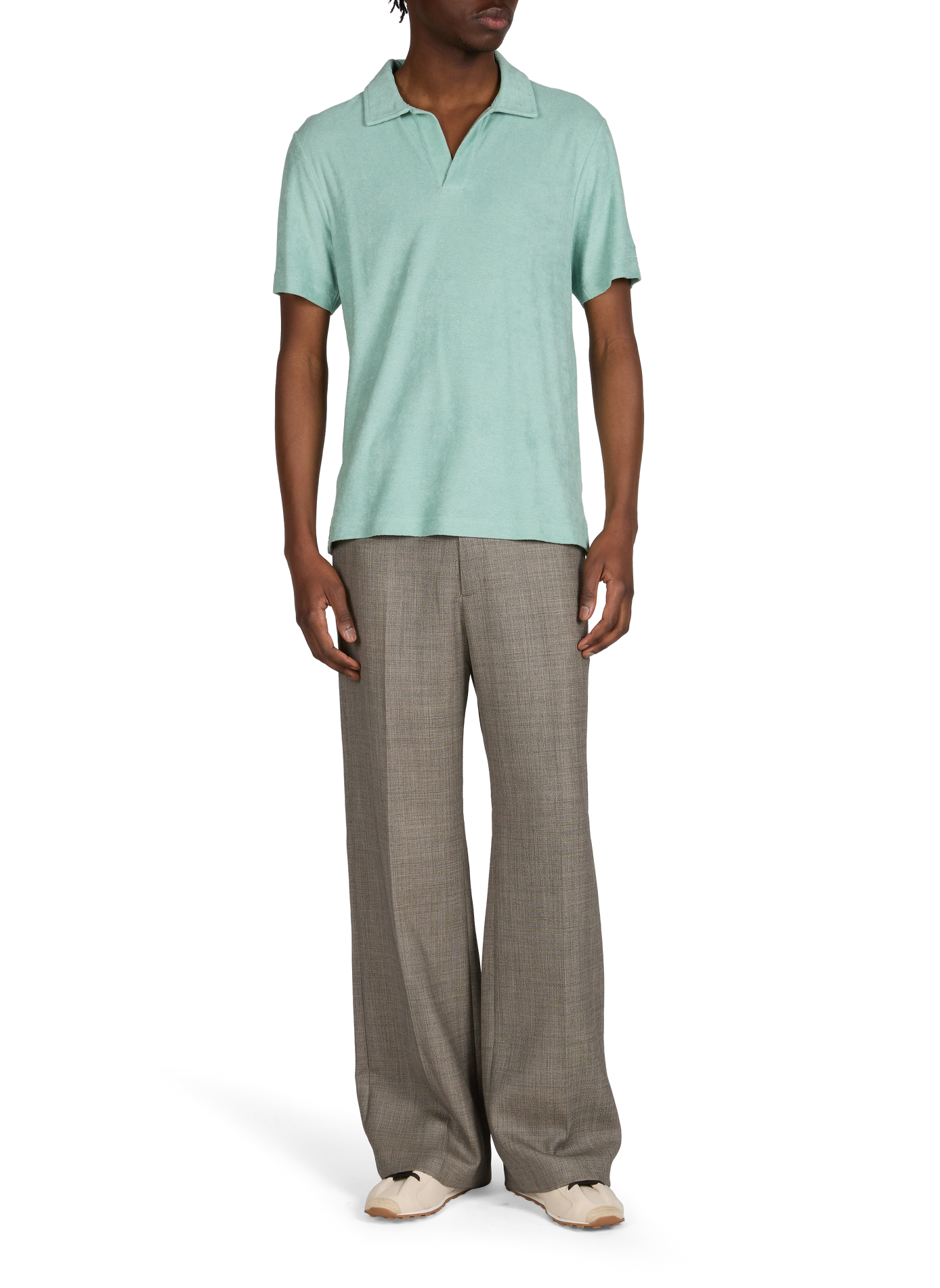 Short sleeve terry cloth polo Jeremy MC2 SAINT BARTH Green