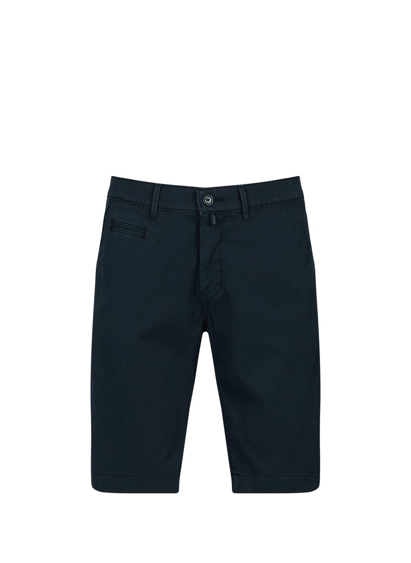 Short uni coupe regular fit en coton mélangé PIERRE CARDIN Bleu