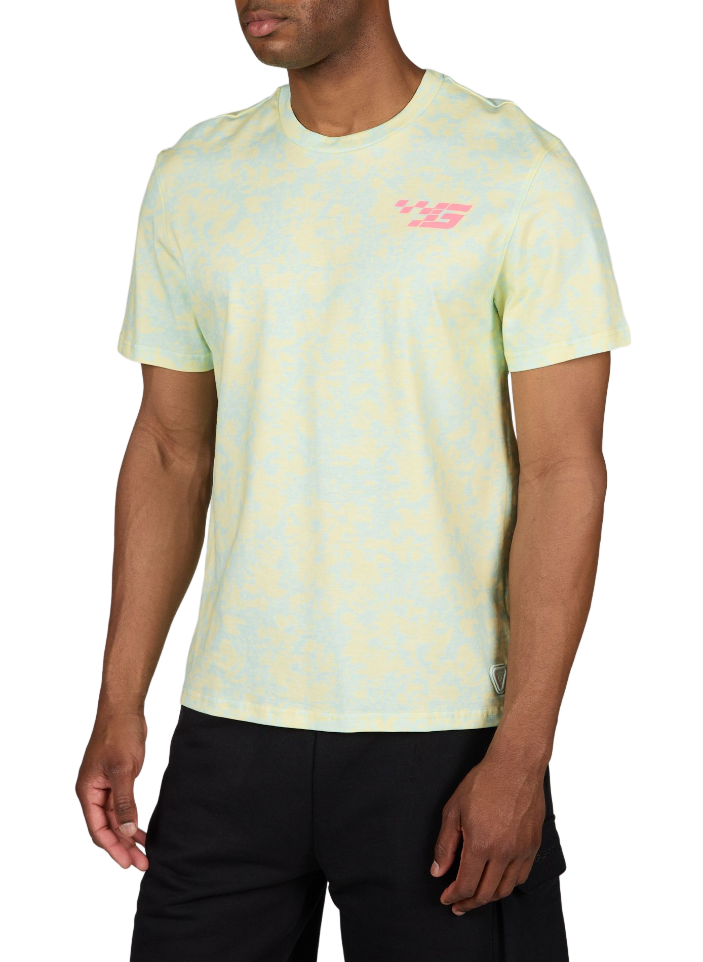 Straight printed cotton T-shirt GERTRUDE ET GASTON Green