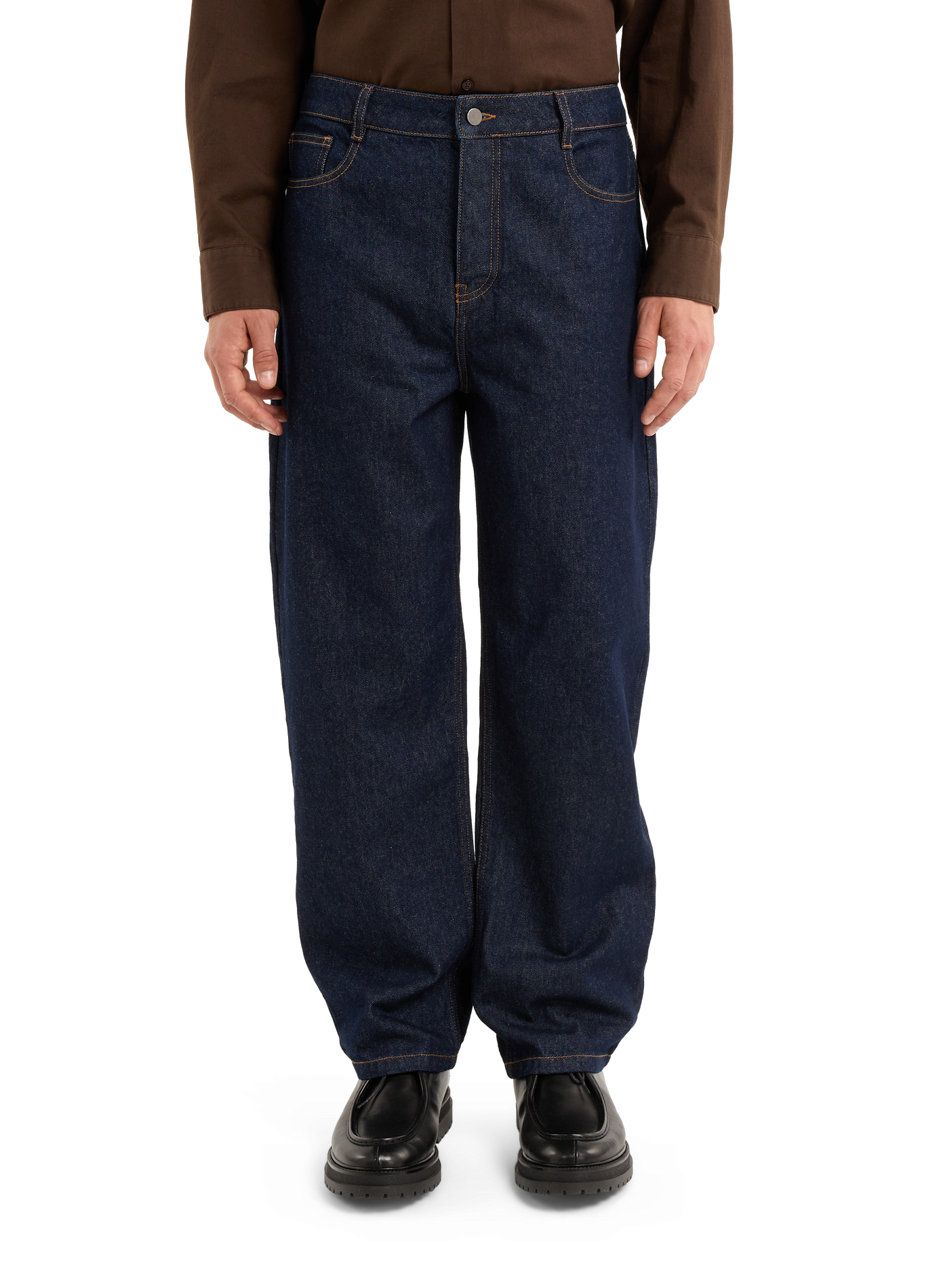 Straight-fit cotton jeans SAISON 1865 Blue
