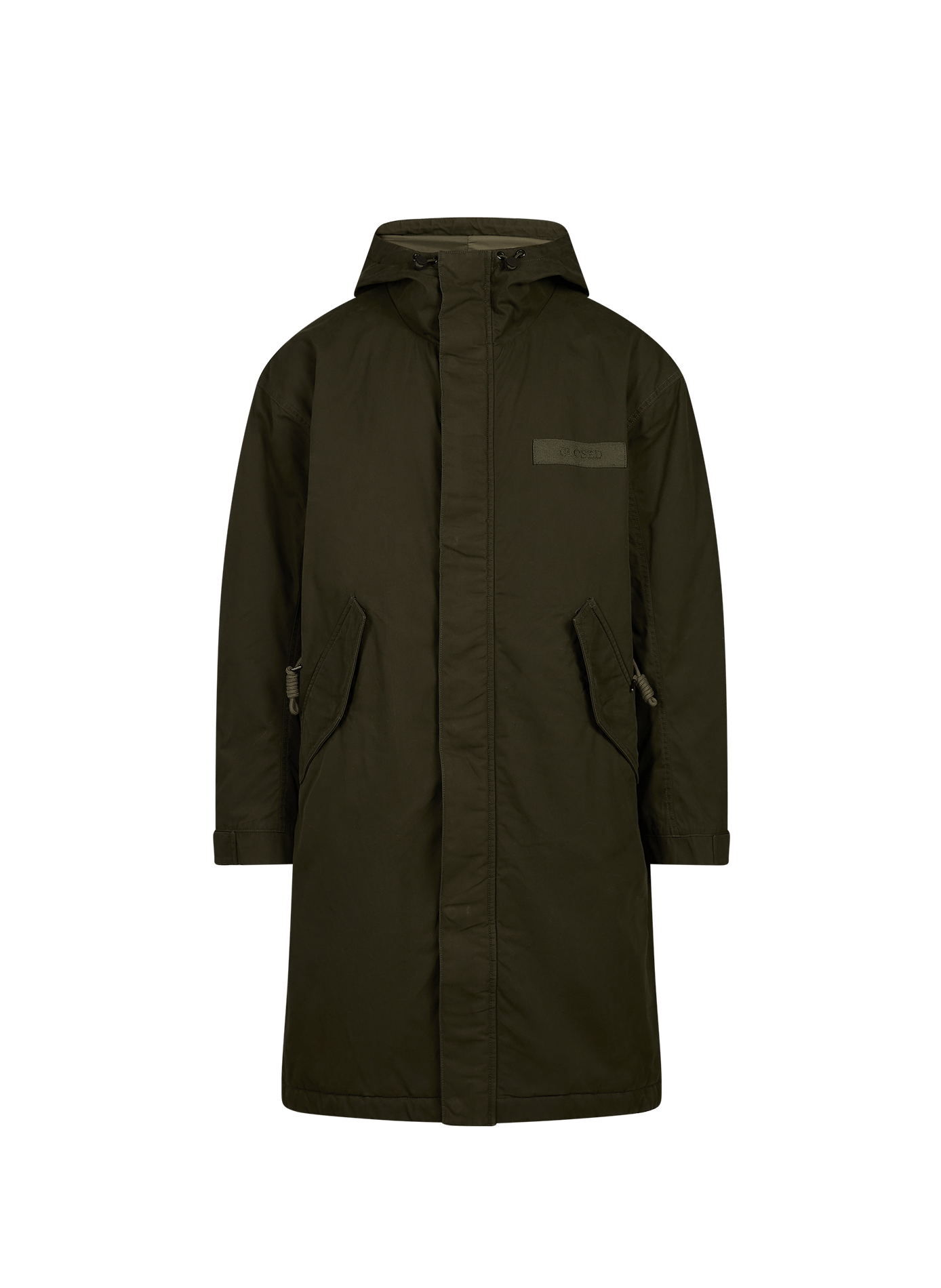 Langford cotton down jacket CLOSED Khaki