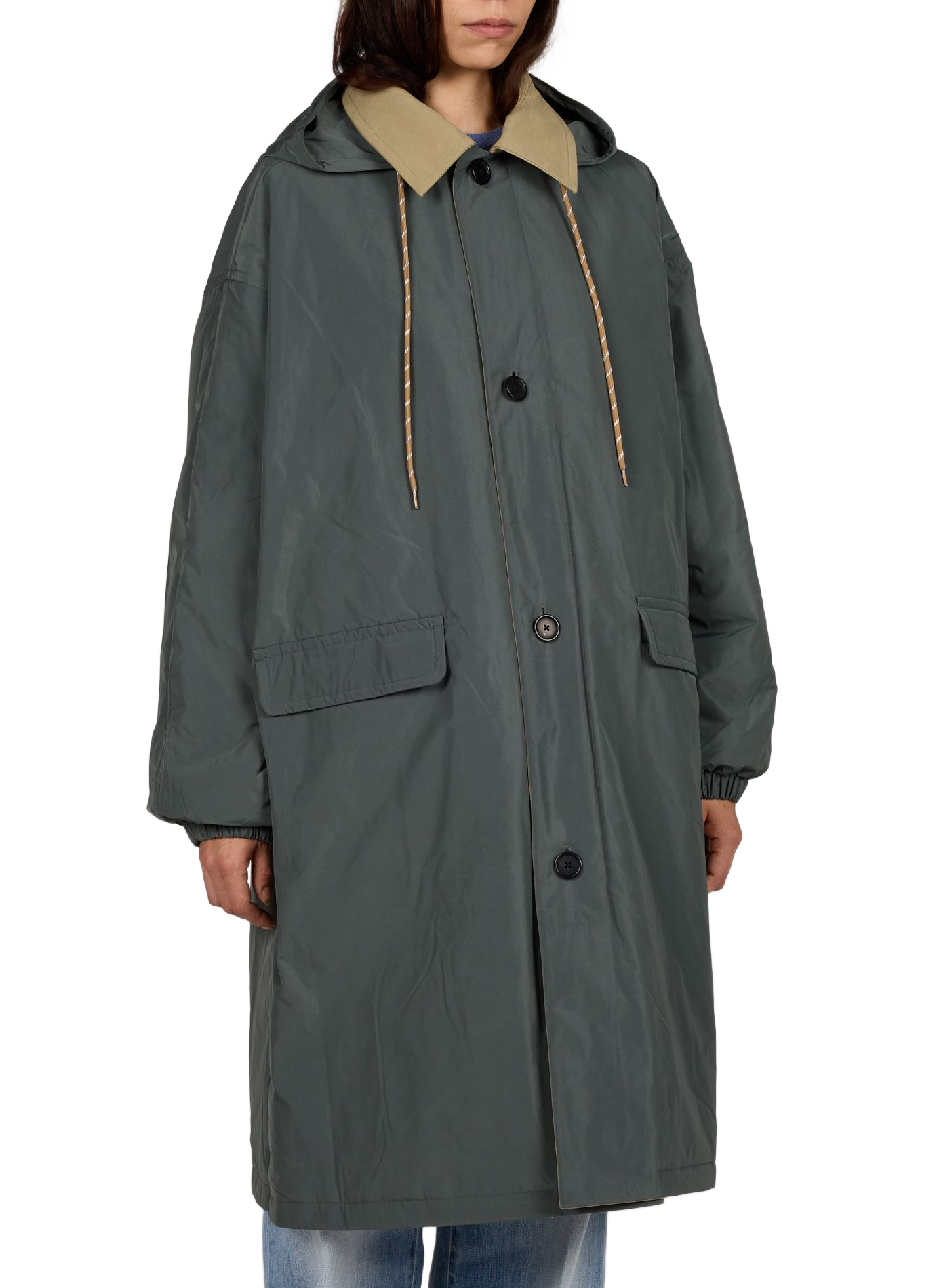 Oversize Parka mit Kapuze BELLEROSE Beige