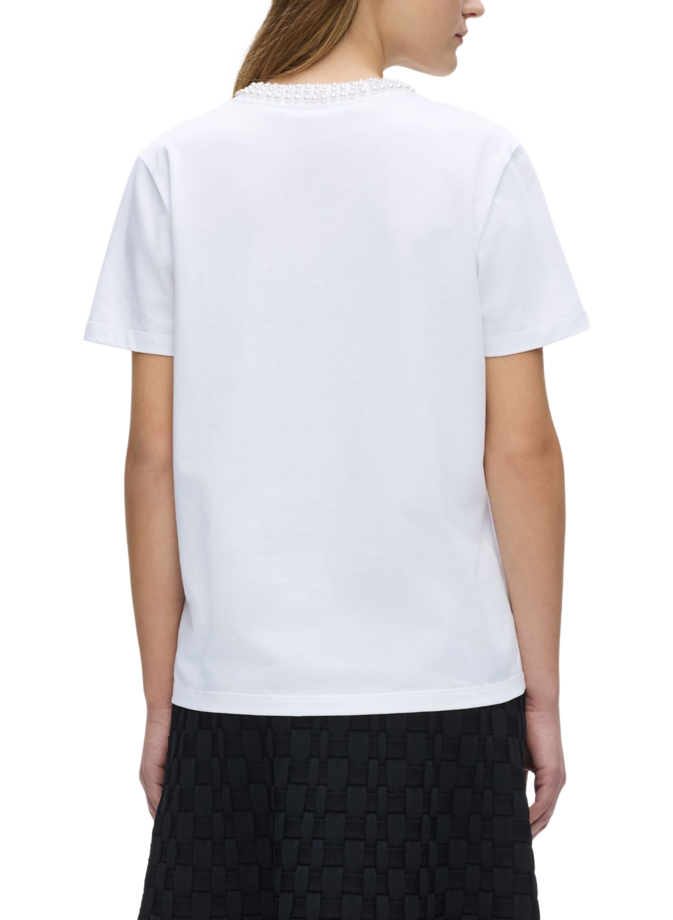 Round neck T-shirt KARL LAGERFELD White