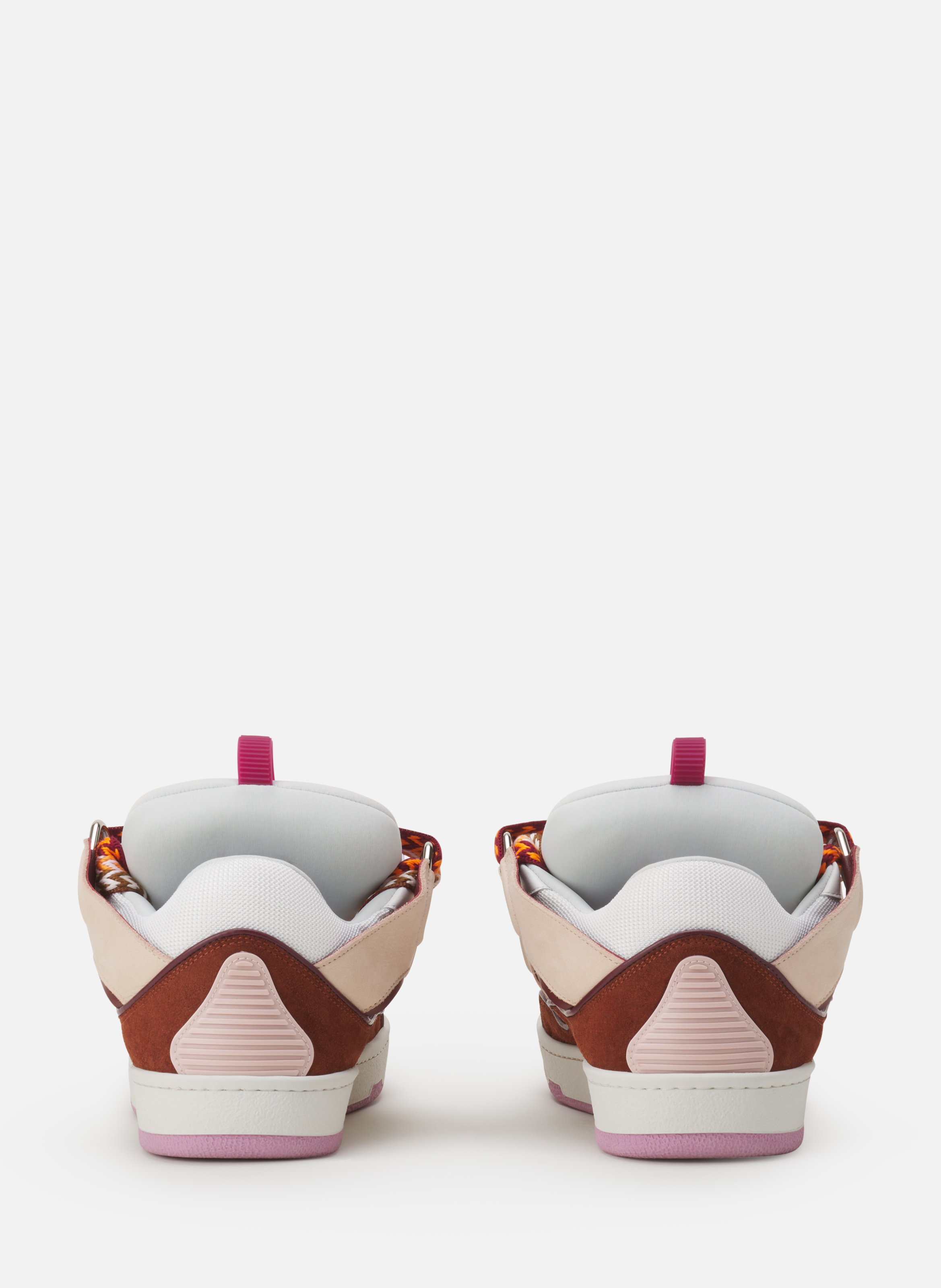 Sneakers curb en cuir LANVIN Rose