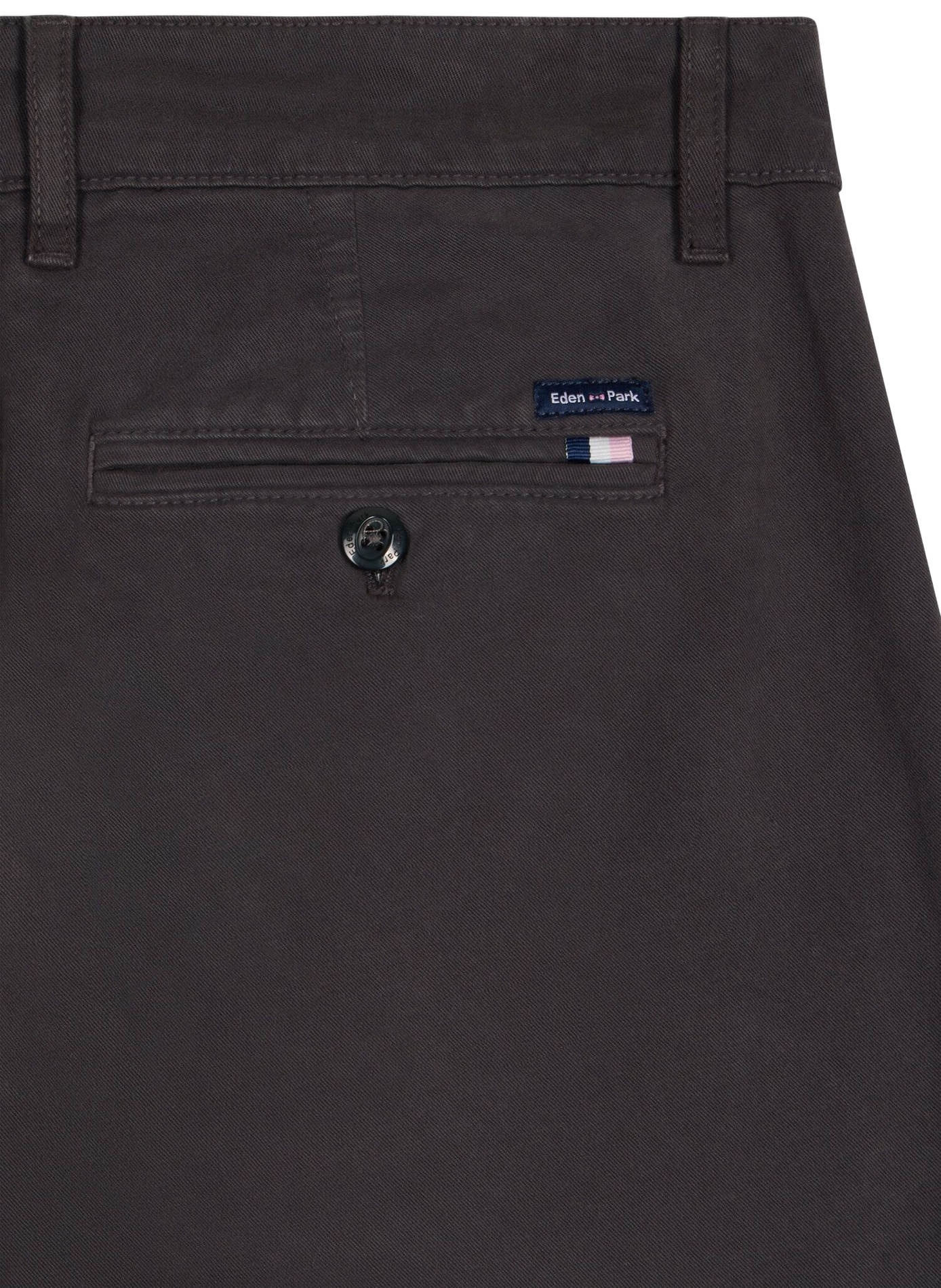 Pantalon chino droit en coton mélangé EDEN PARK Khaki