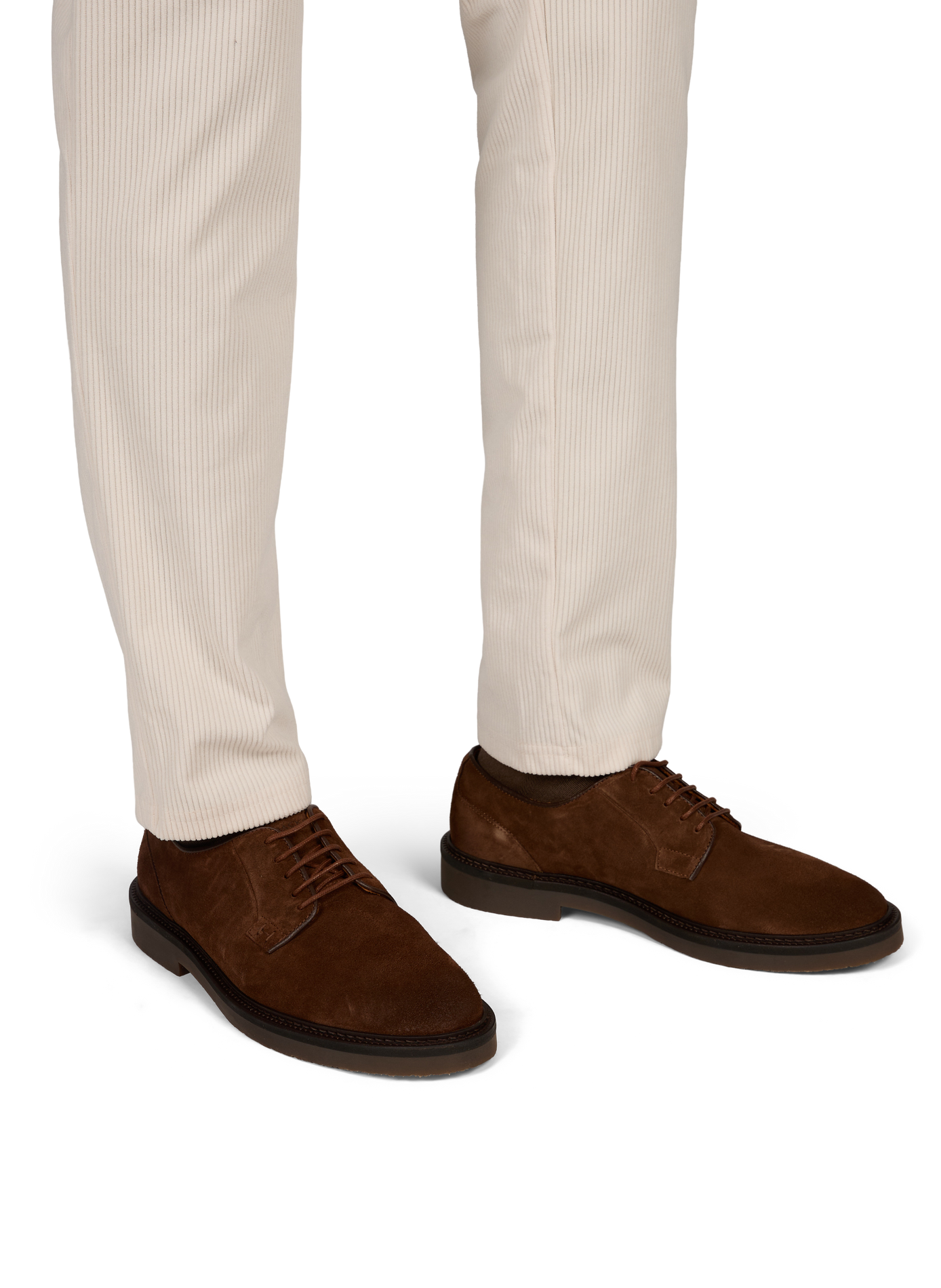 Round-toe leather loafers HACKETT Brown