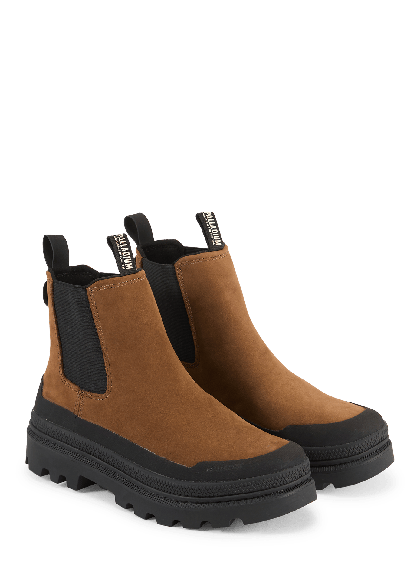 Stiefel Trooper Chelsea Wp aus gemischtem Leder | Braun PALLADIUM Damen