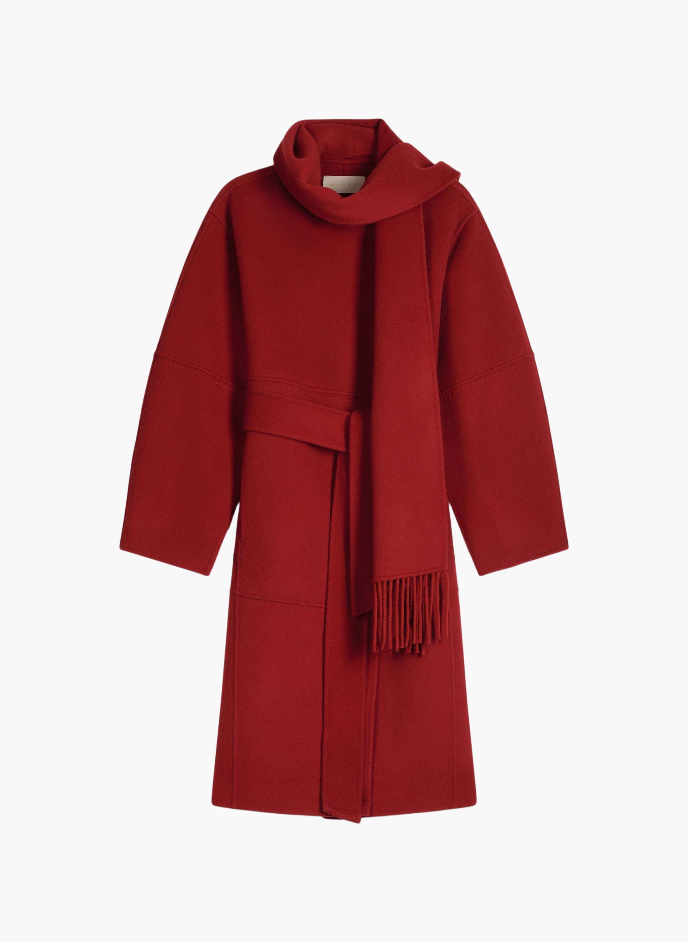 Manteau helie  Cerise