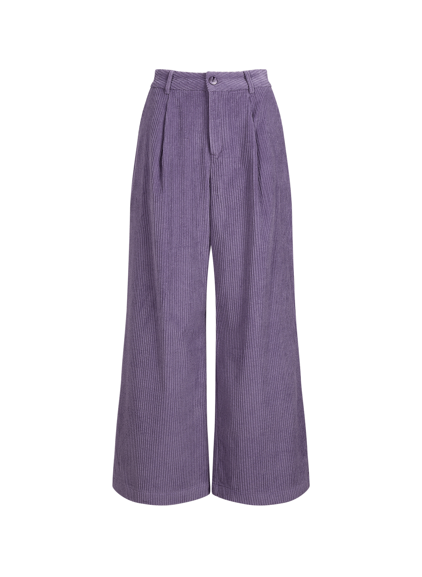 Weite Voltaire-Hose aus geripptem Baumwollstoff GARANCE Violett
