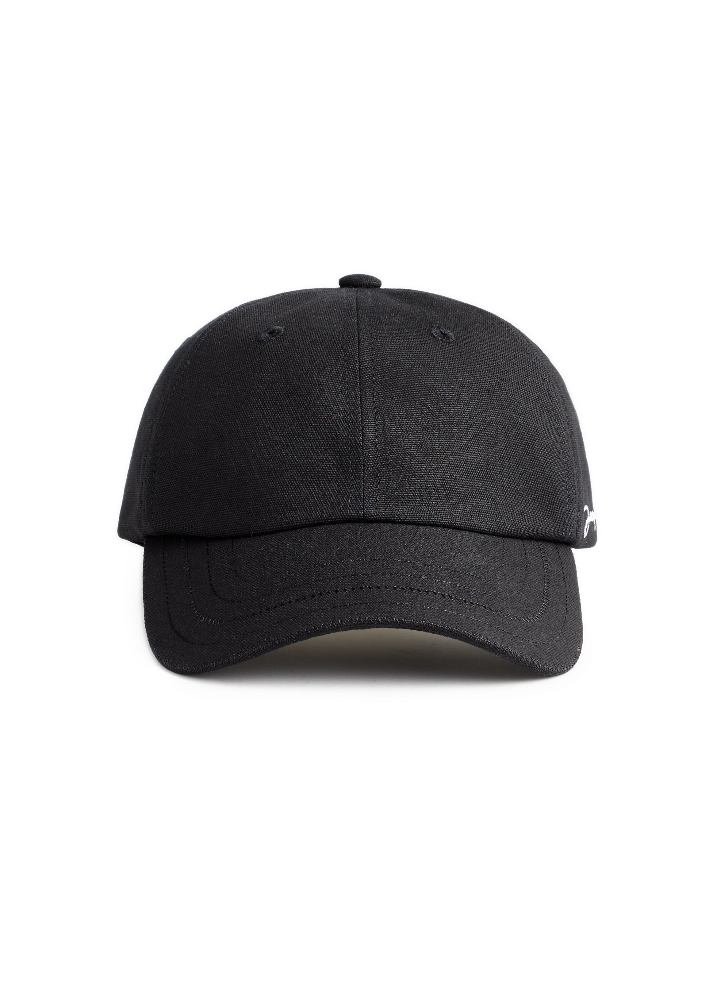 JACQUEMUS La Casquette Jacquemus cotton cap Black