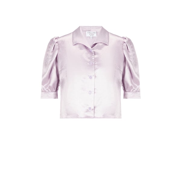 Chemise manches courtes en soie
