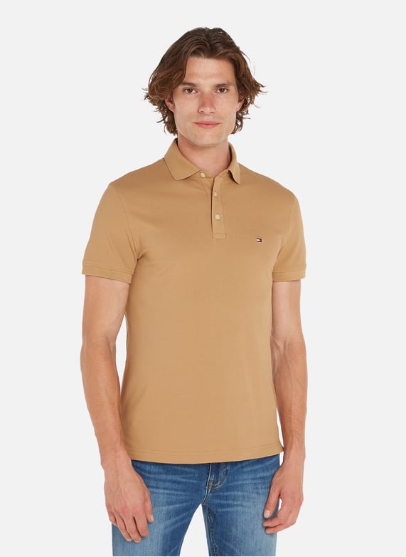 Men's cotton pique polo shirts sales