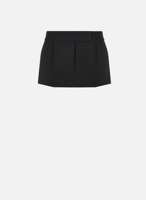 Black wool skirt shortsALEXANDER WANG 