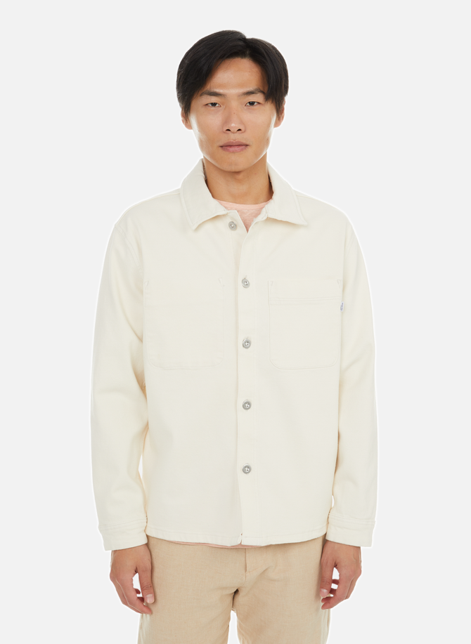 Straight cotton shirt  SELECTED