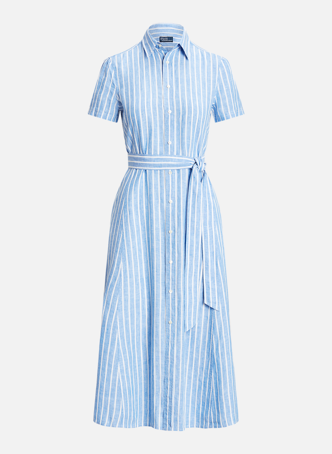 Striped linen maxi dress POLO RALPH LAUREN