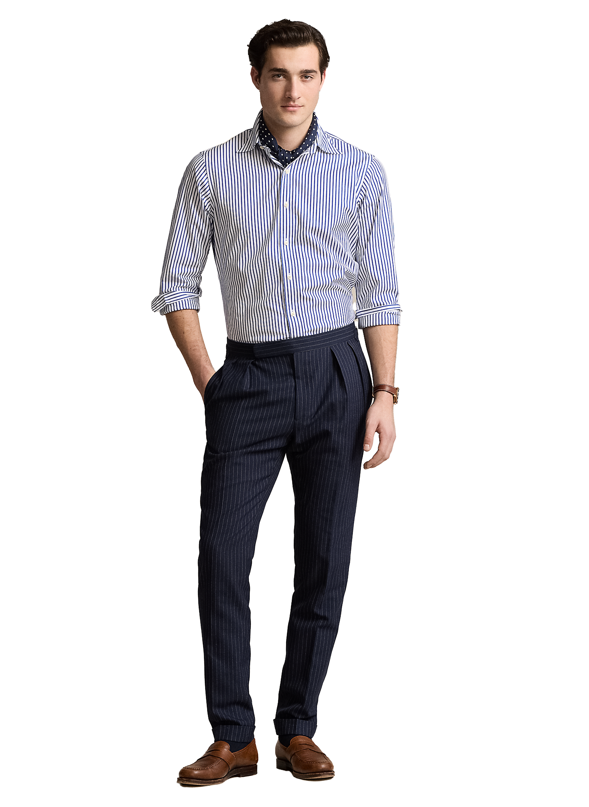 Striped cotton Shirt POLO RALPH LAUREN Blue