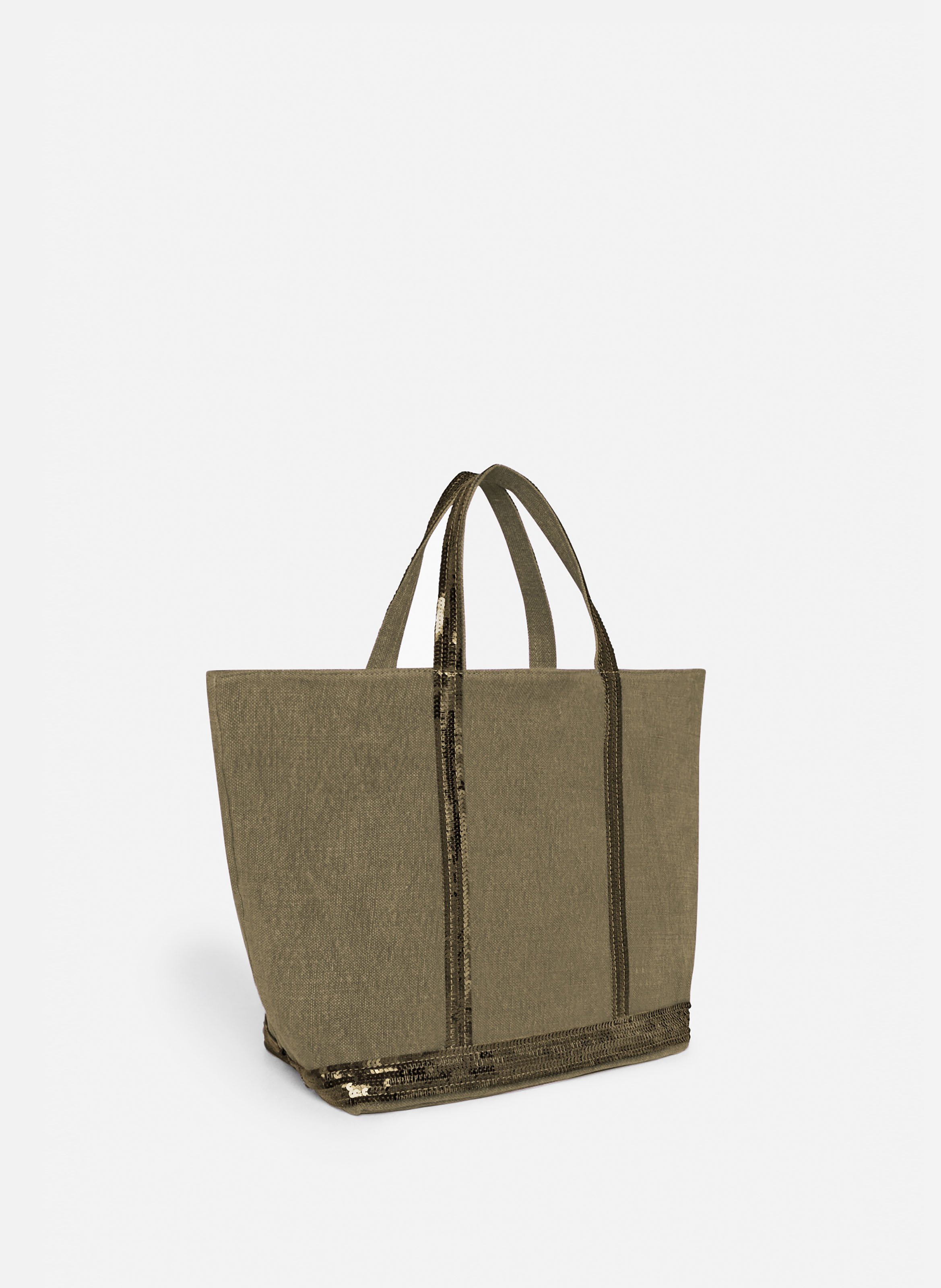 Cabas m en lin VANESSA BRUNO Kaki