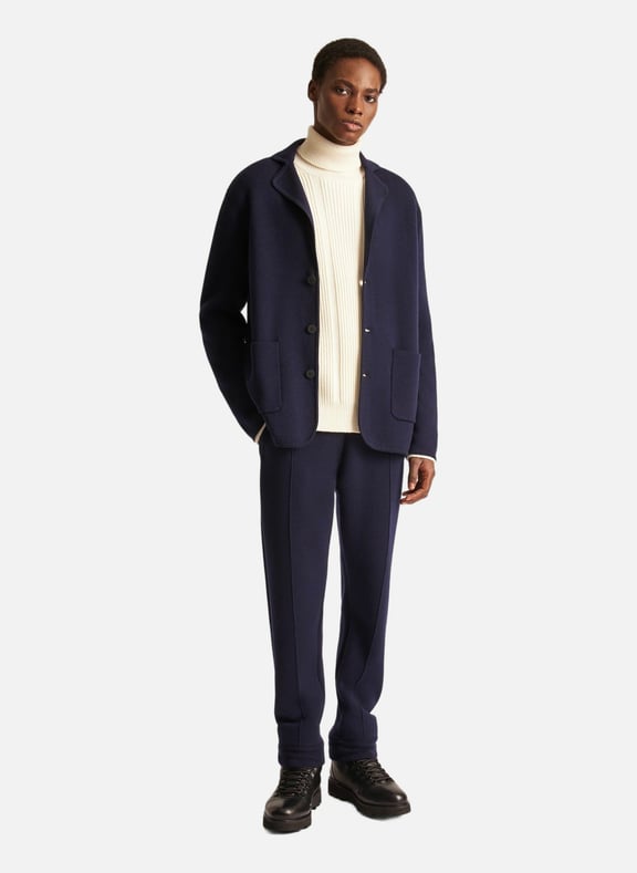 Gilet ambroise col tailleur coupe ample Bleu by FUSALP FUSALP Gilet ambroise col tailleur coupe ample Bleu