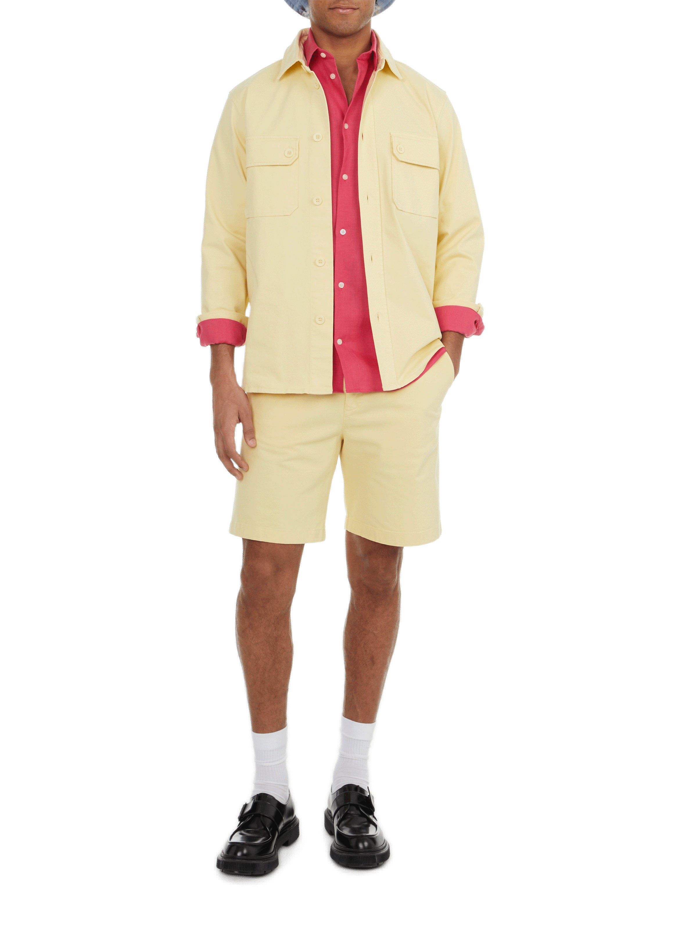 Chemise en coton  Jaune