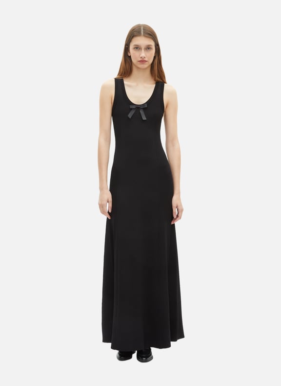Robe longue en maille Noir by THE KOOPLES THE KOOPLES Robe longue en maille Noir