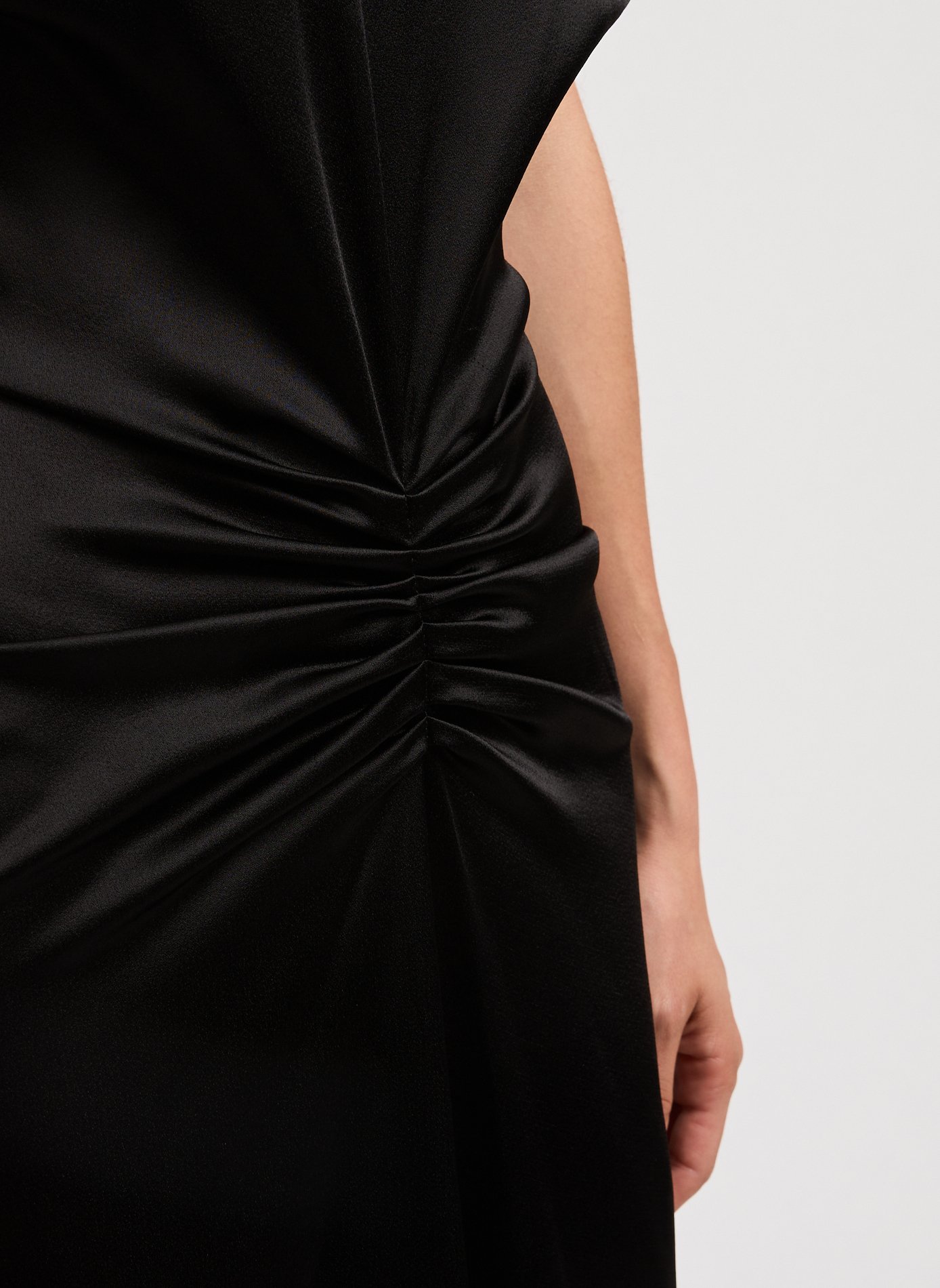 Flowing maxi dress VICTORIA BECKHAM Black