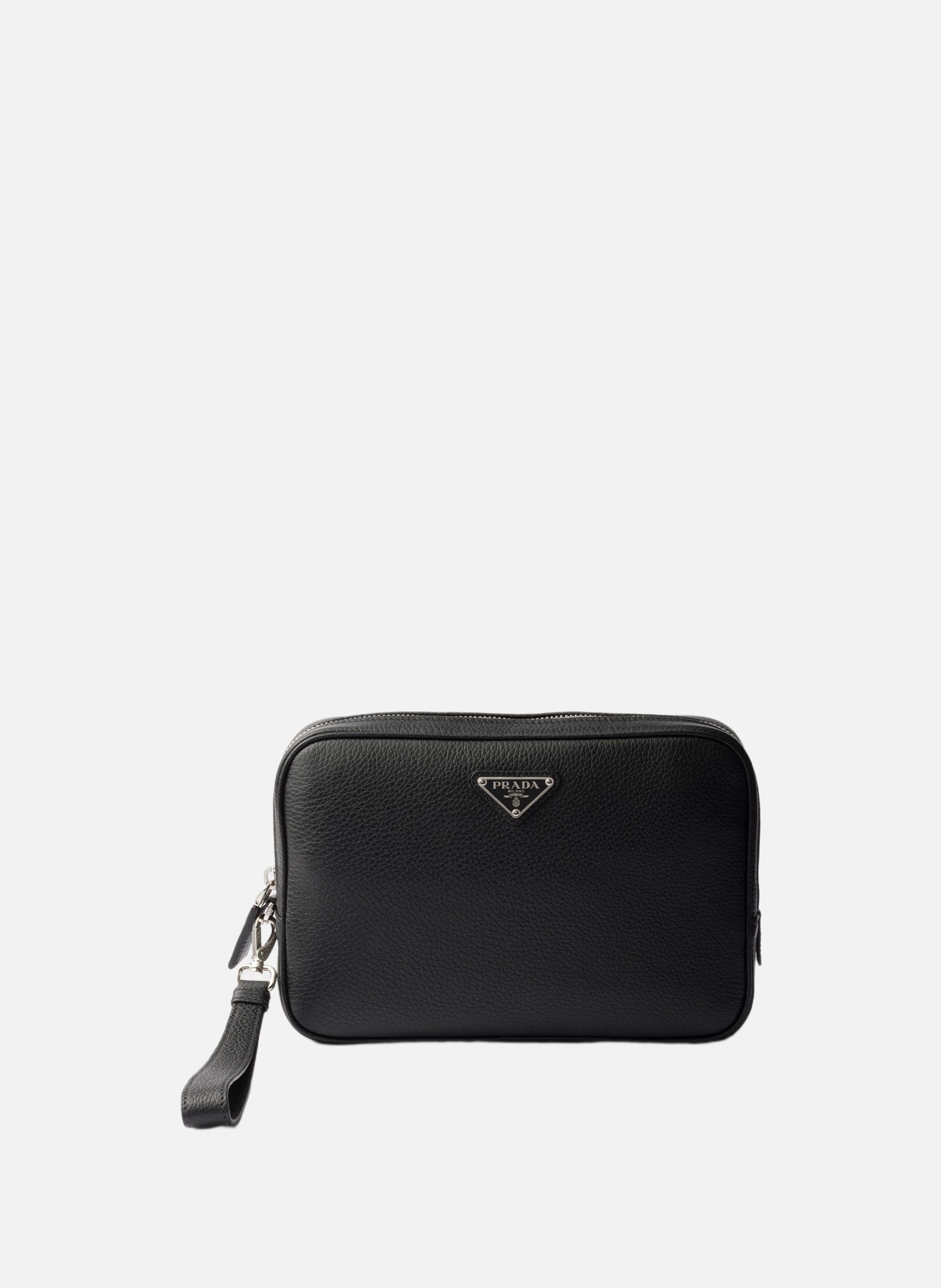 Pochette en cuir PRADA Noir