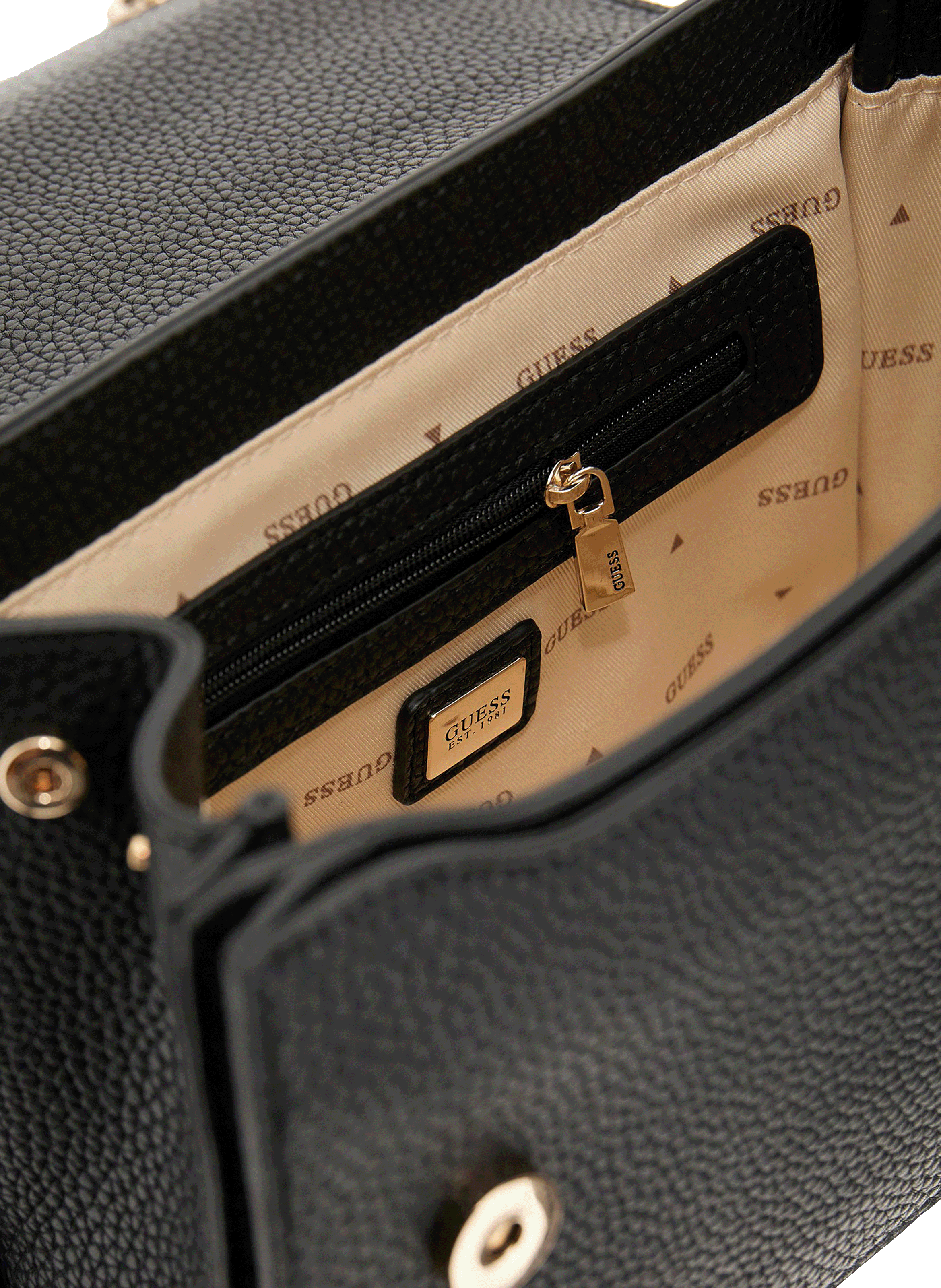 Sac à main Calista GUESS Noir