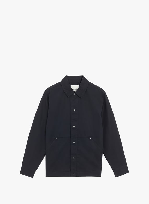 Surchemise col classique en coton mélangé | Bleu by LYLE & SCOTT Surchemise col classique en coton mélangé Bleu