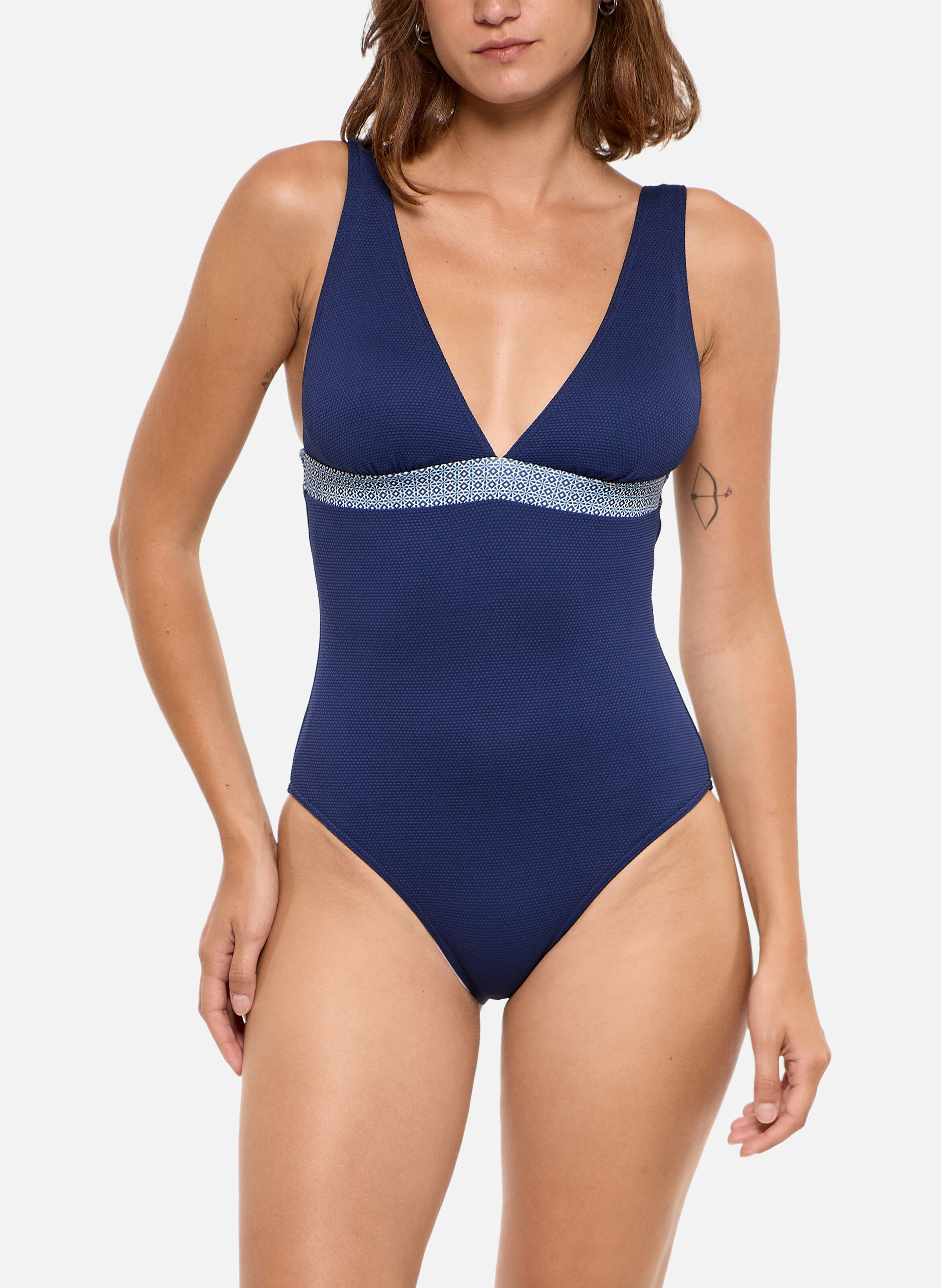 Maillot de bain une pièce    azulejos GILI'S Bleu