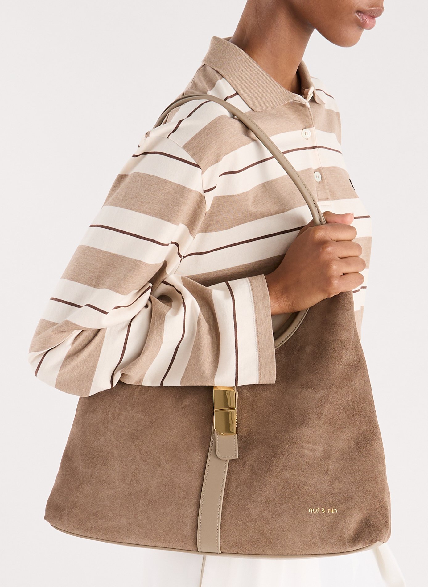 Sac à main Roméo NAT &amp; NIN Beige