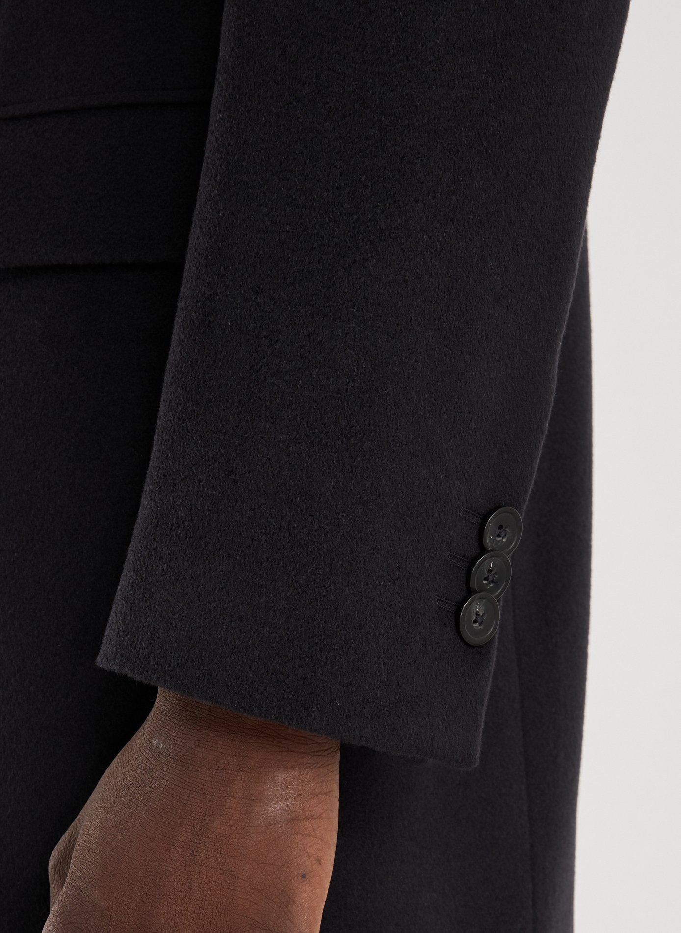 Cashmere coat EMPORIO ARMANI Blue