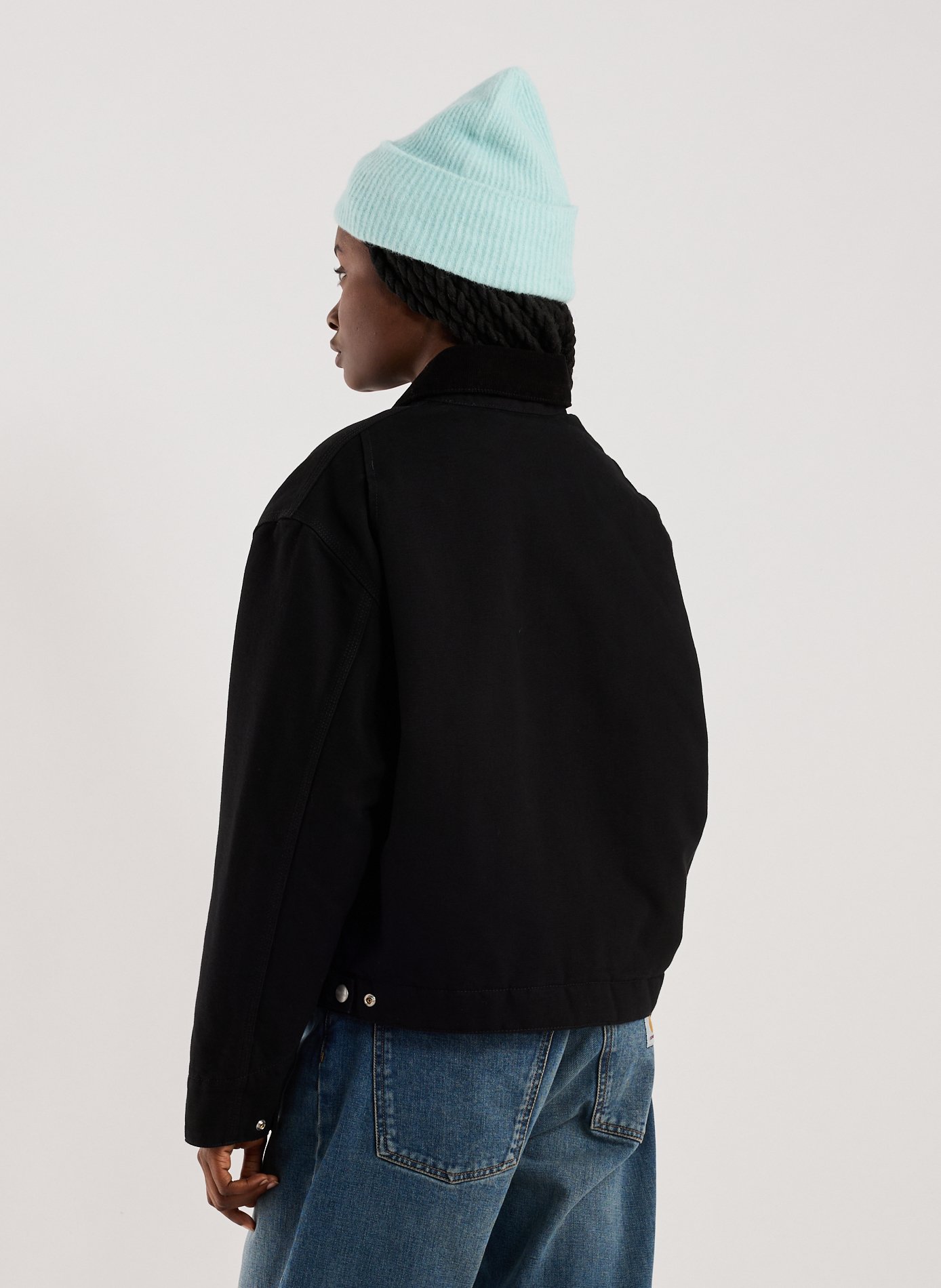 Veste droite en coton CARHARTT WIP Noir