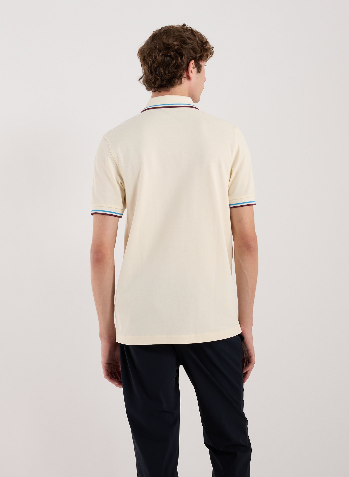 Polo en coton piqué FRED PERRY Beige