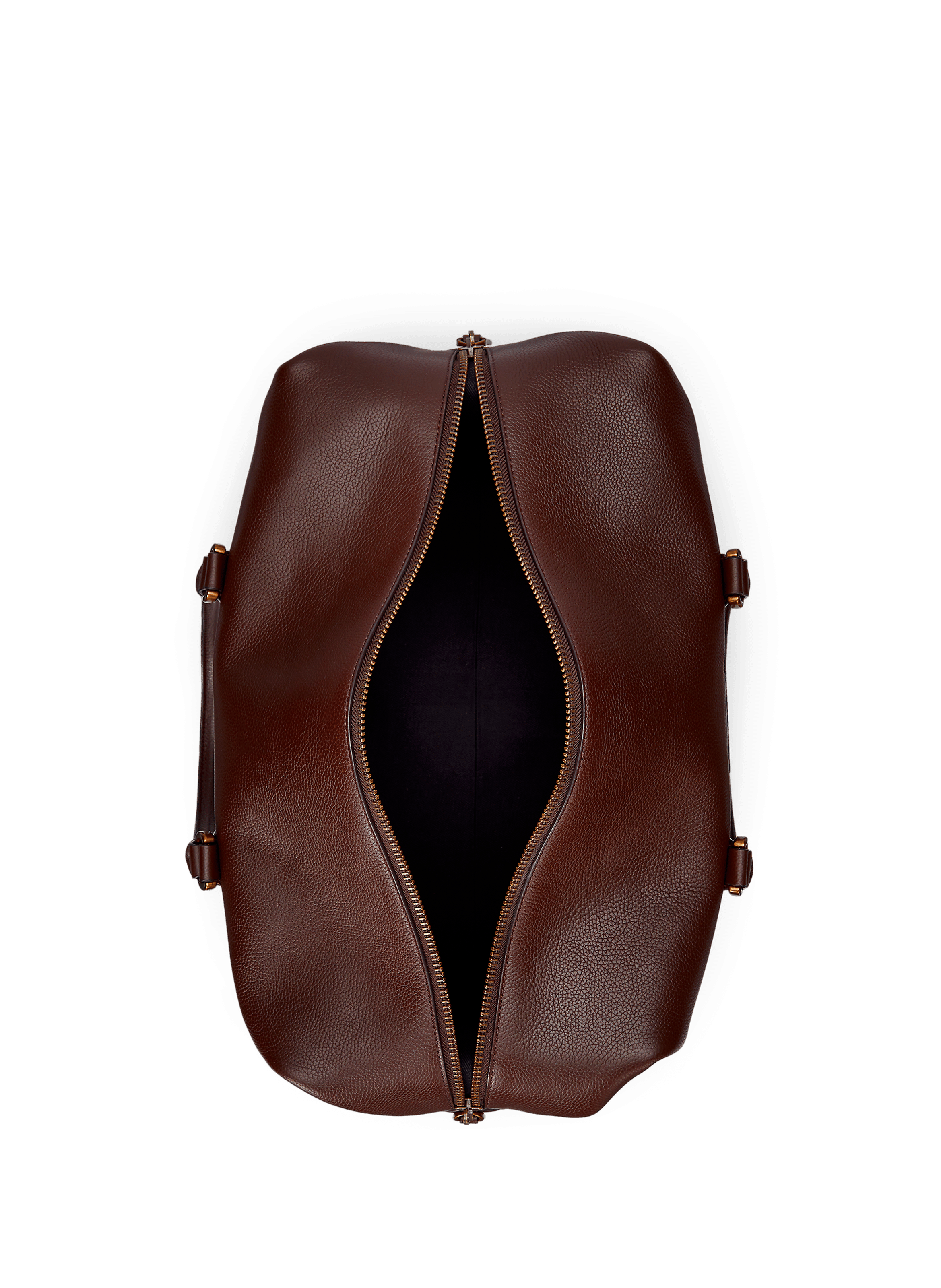 Sac week-end en cuir POLO RALPH LAUREN Marron