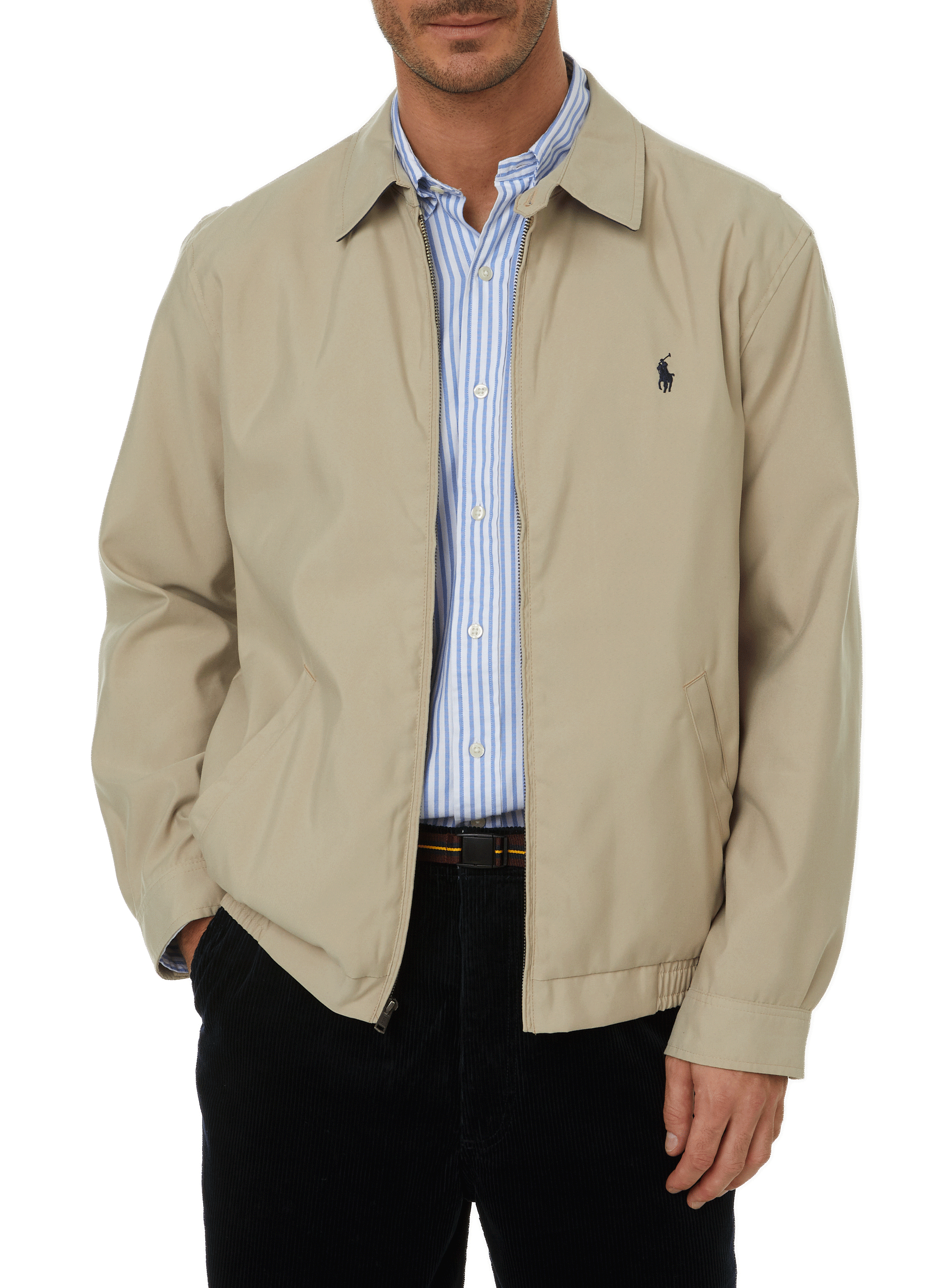 POLO RALPH LAUREN Recycled polyester logo jacket Beige