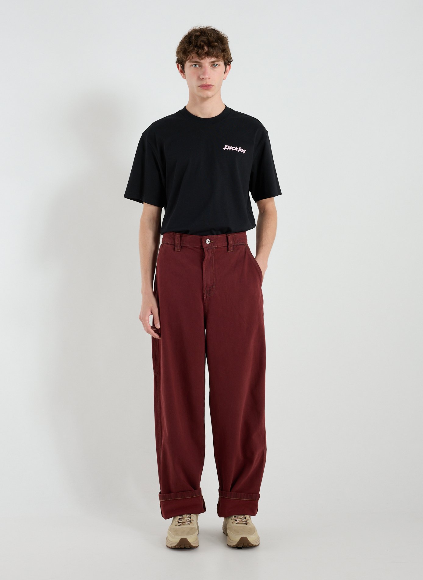 Loose cotton Jeans DICKIES Red