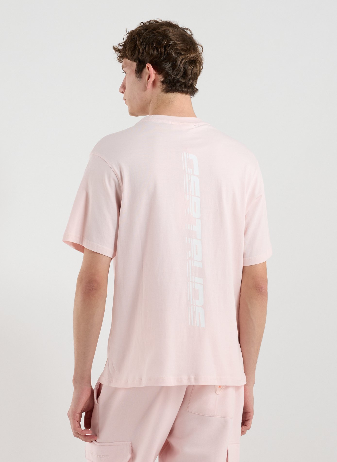 T-shirt manches courtes imprimé en coton GERTRUDE ET GASTON Rose