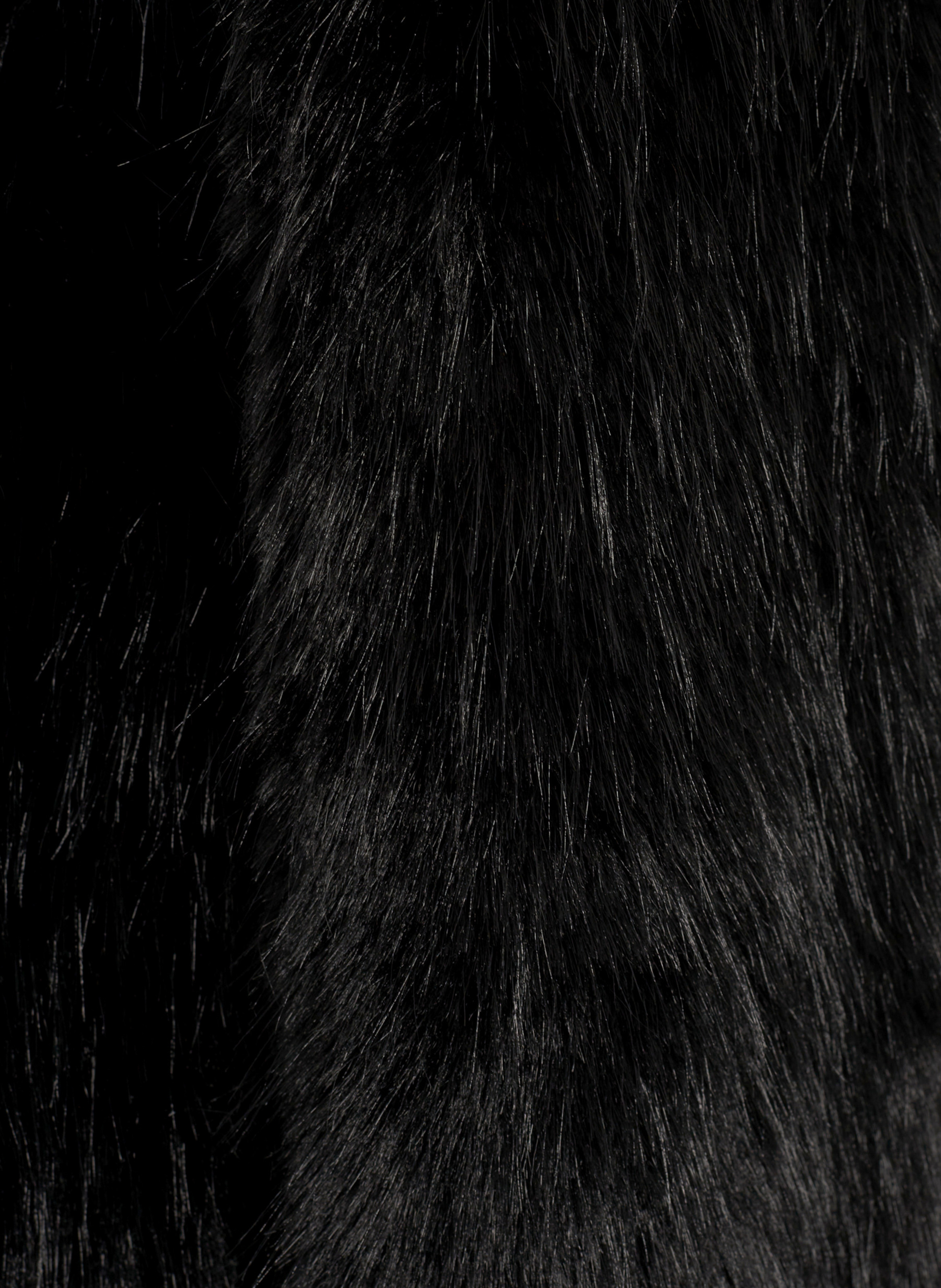 Col effet fourrure THE KOOPLES Noir