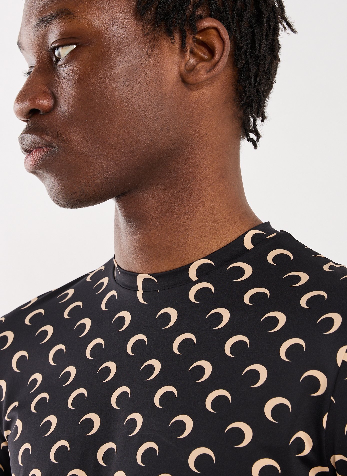 T-shirt col rond à manches longues MARINE SERRE Multicolore