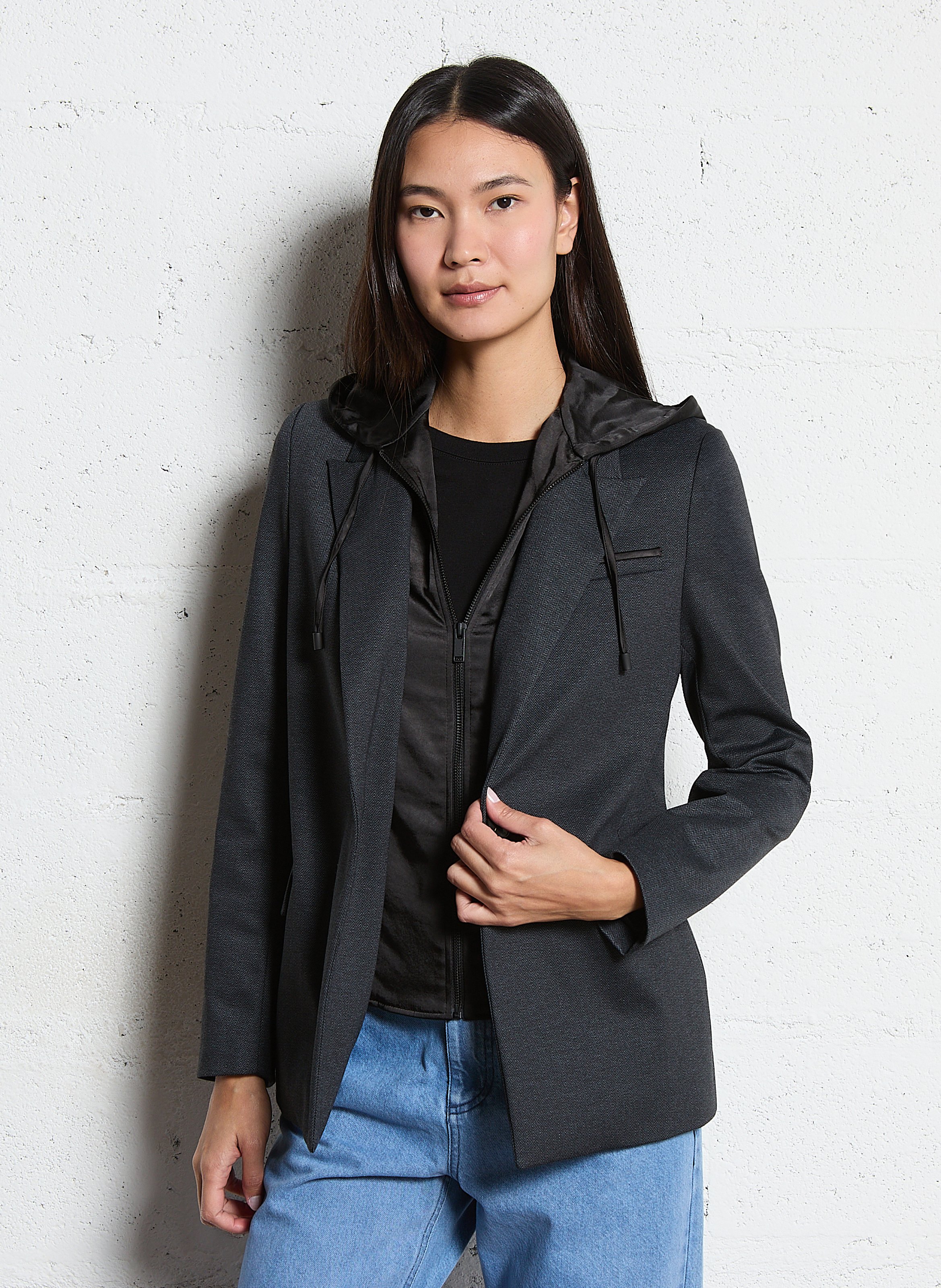 Veste de tailleur ajustée IKKS Gris