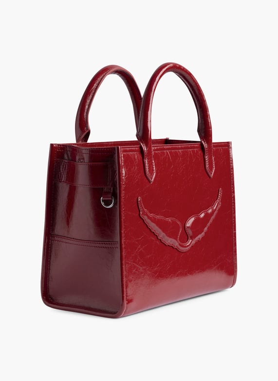 Angel Rouhe Sac bandoulière en cuir angel Rouge Zadig&Voltaire - Femme | Printemps.com