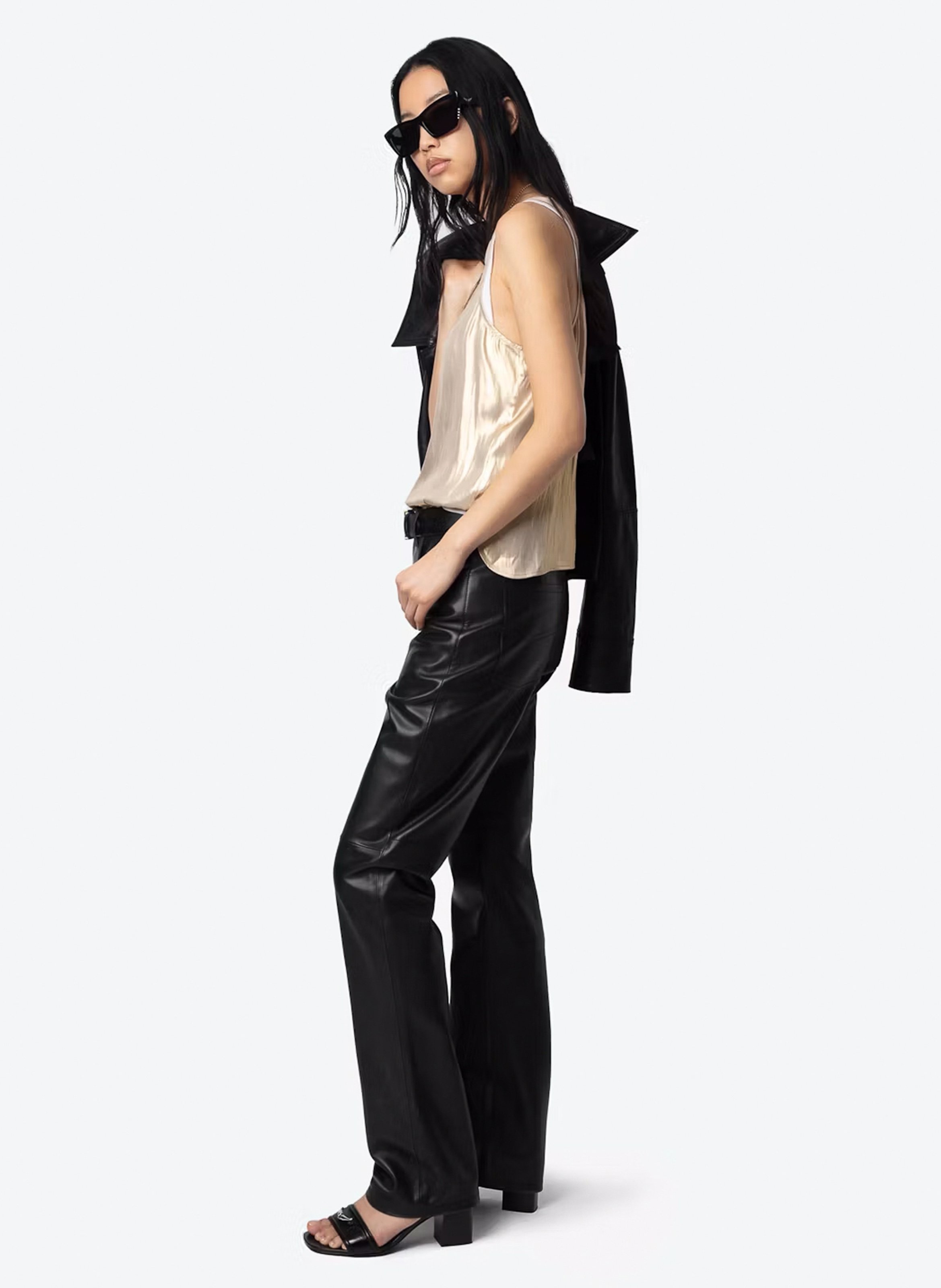 Top col rond tarys ZADIG&VOLTAIRE Jaune