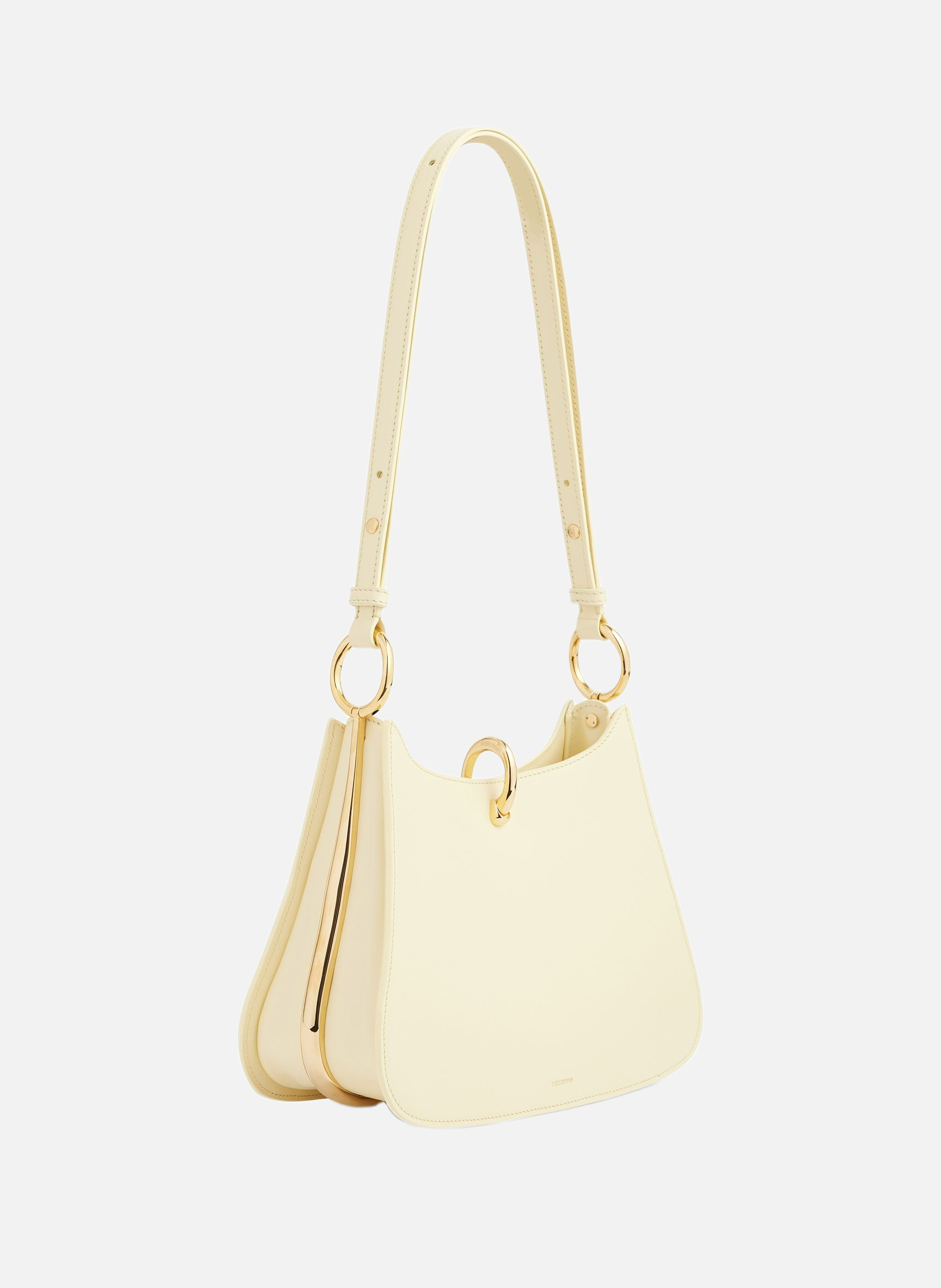 Sac ring en cuir RABANNE Jaune